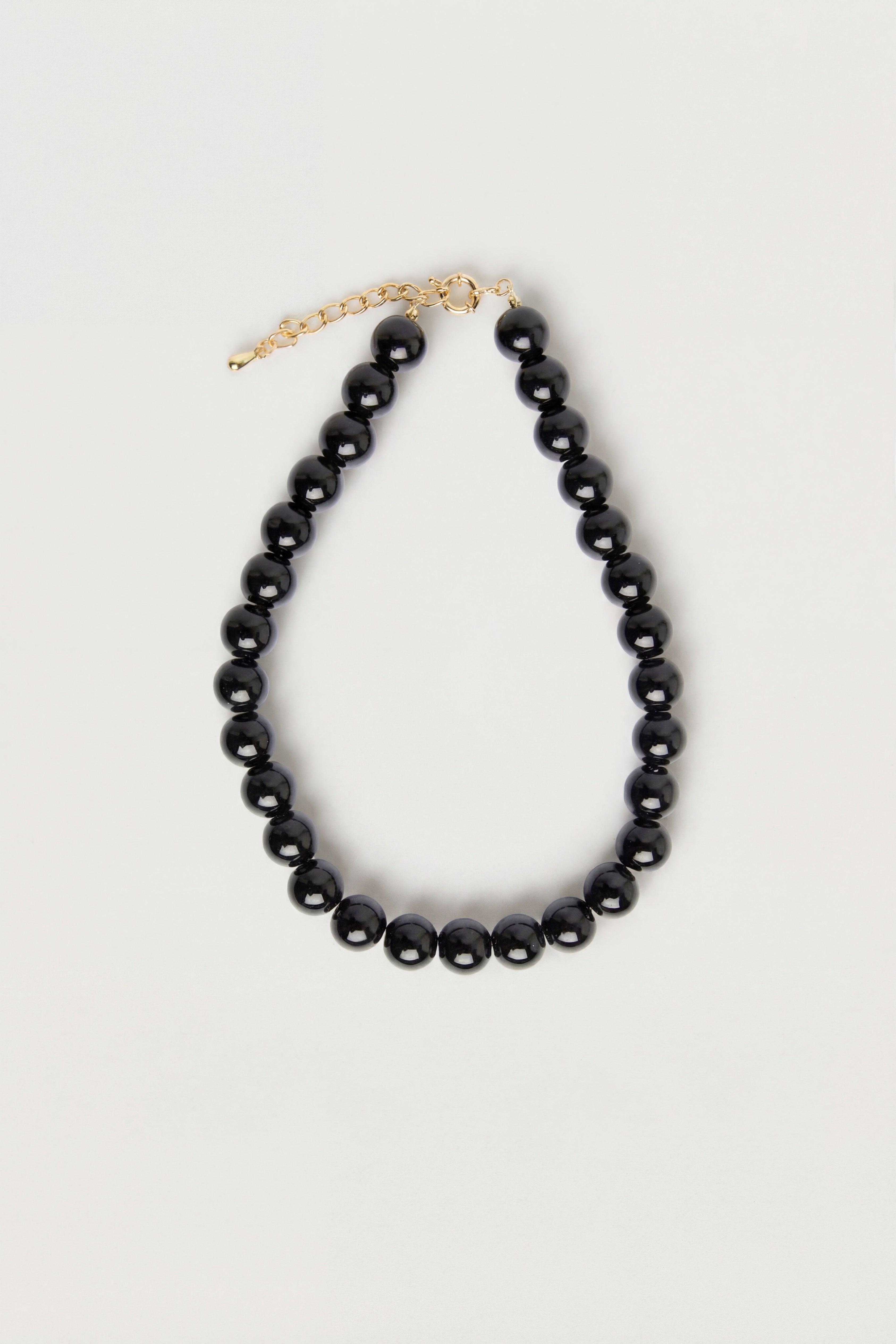 BEADED ORB NECKLACE by OAK + FORT