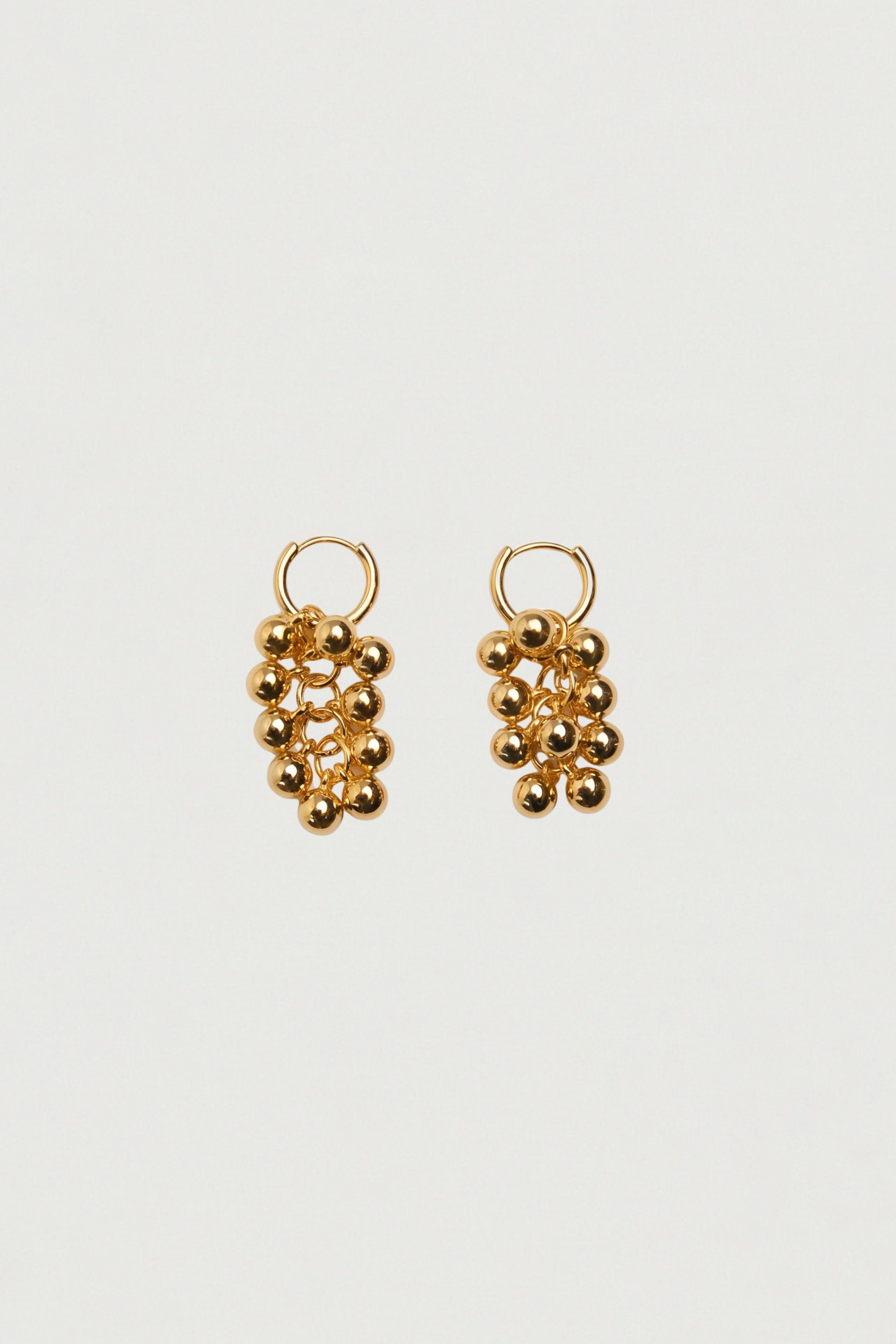 BERRY BEADED DROP EARRINGS by OAK + FORT