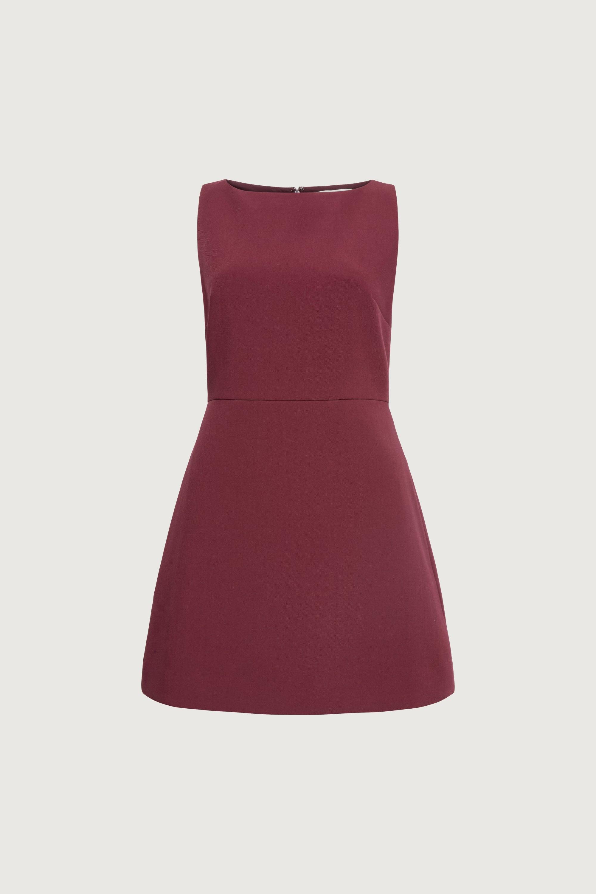 BOAT NECK MINI DRESS WITH POCKETS by OAK + FORT