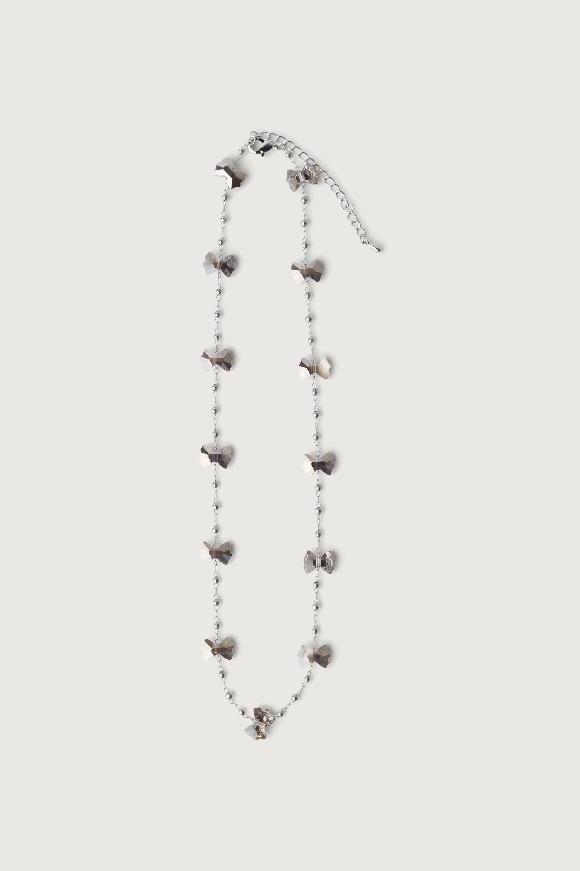 BOW CHAIN NECKLACE by OAK + FORT