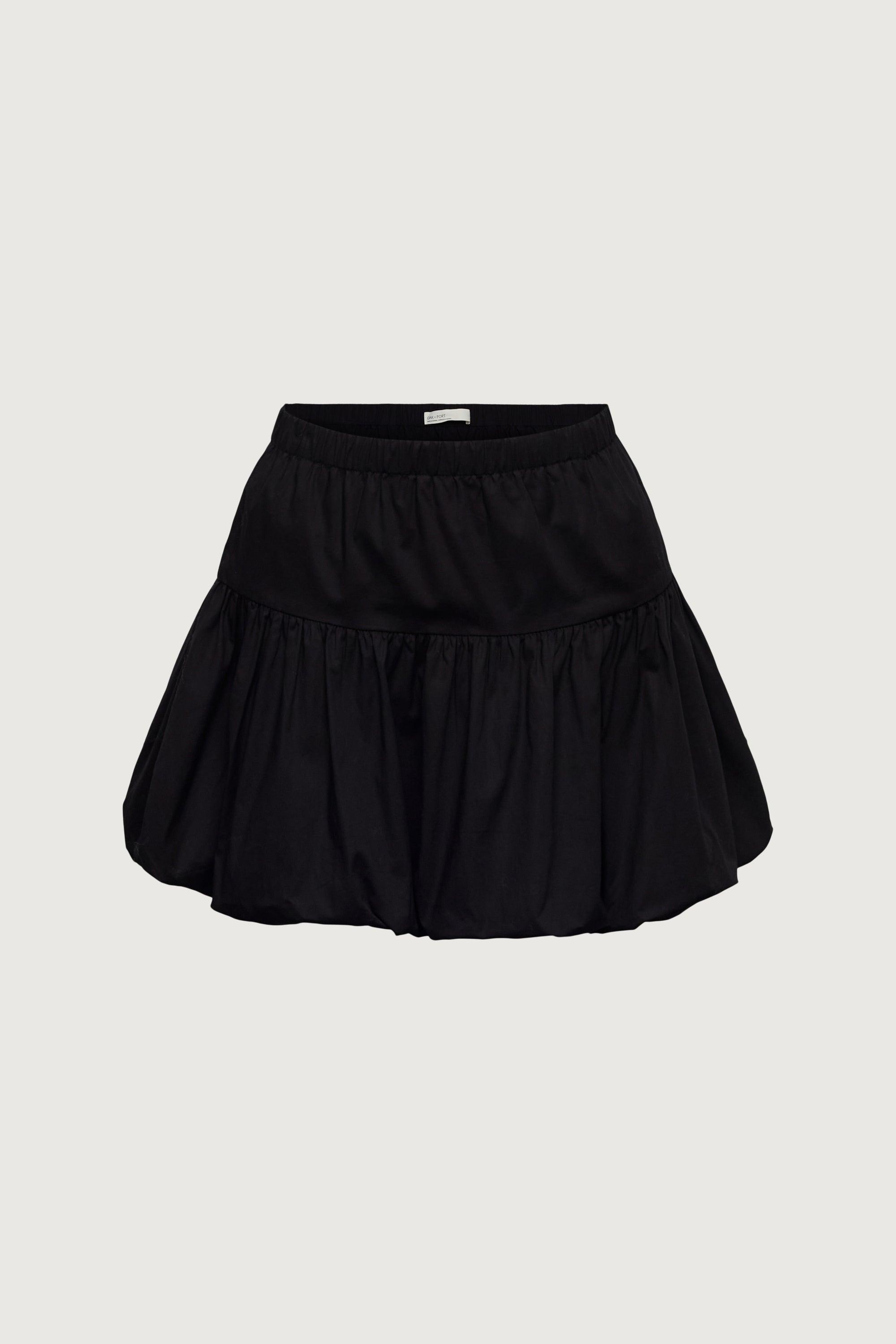 BUBBLE HEM MINI SKIRT by OAK + FORT