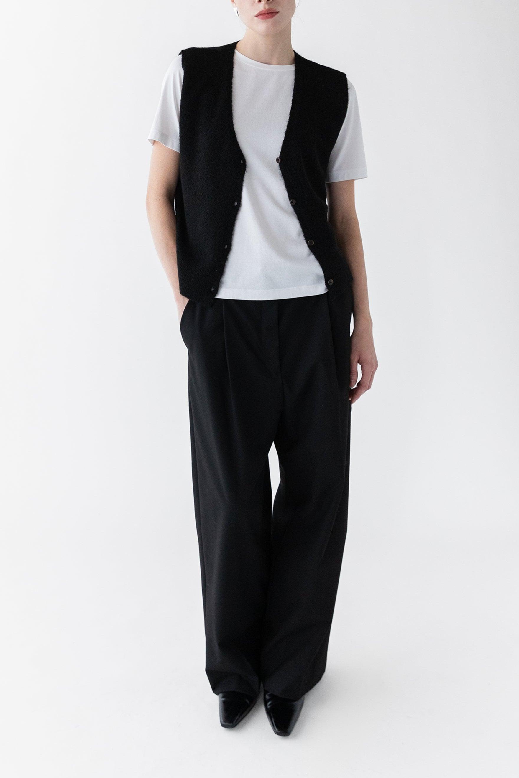 BUTTON FRONT SWEATER VEST by OAK + FORT