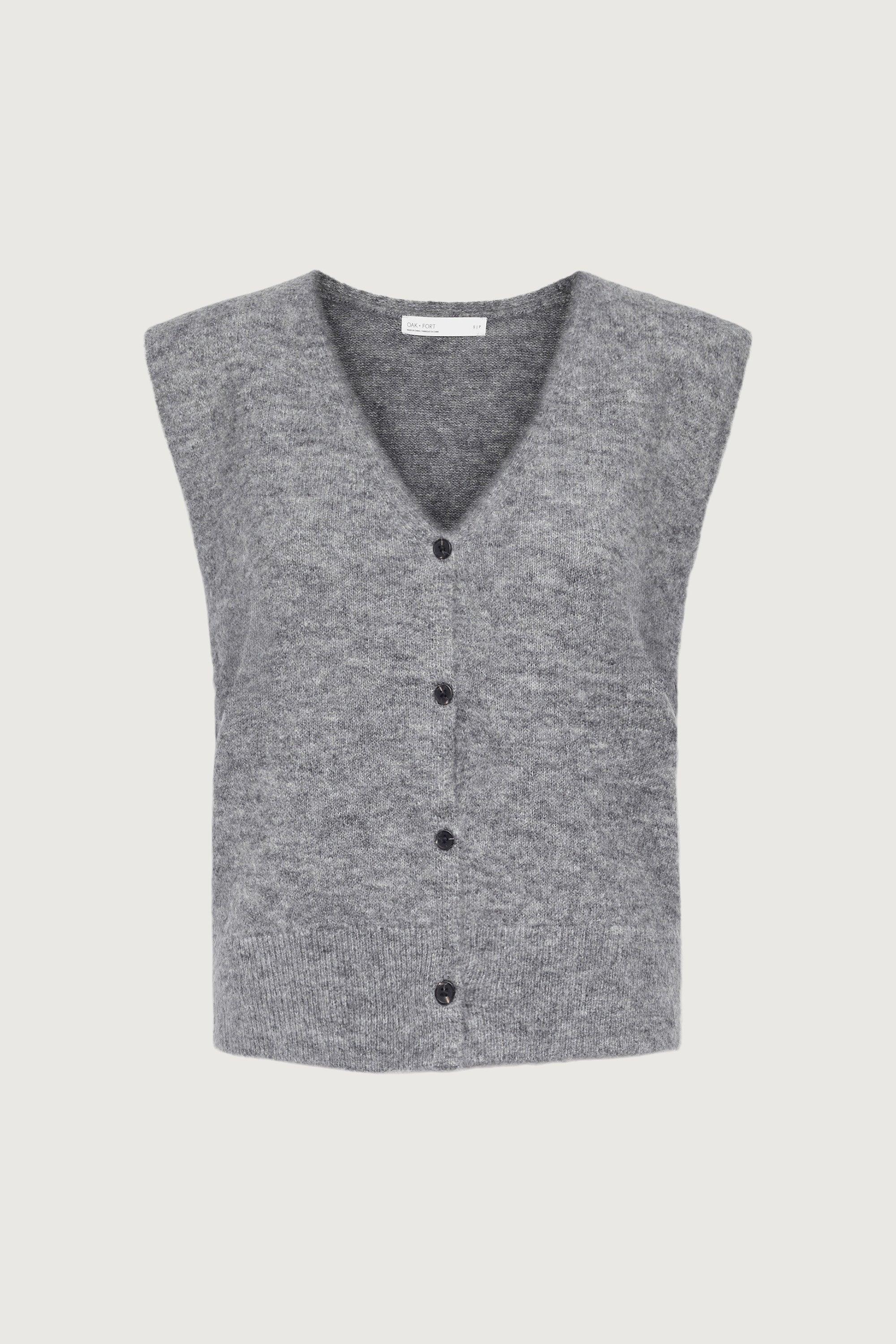 BUTTON FRONT SWEATER VEST by OAK + FORT