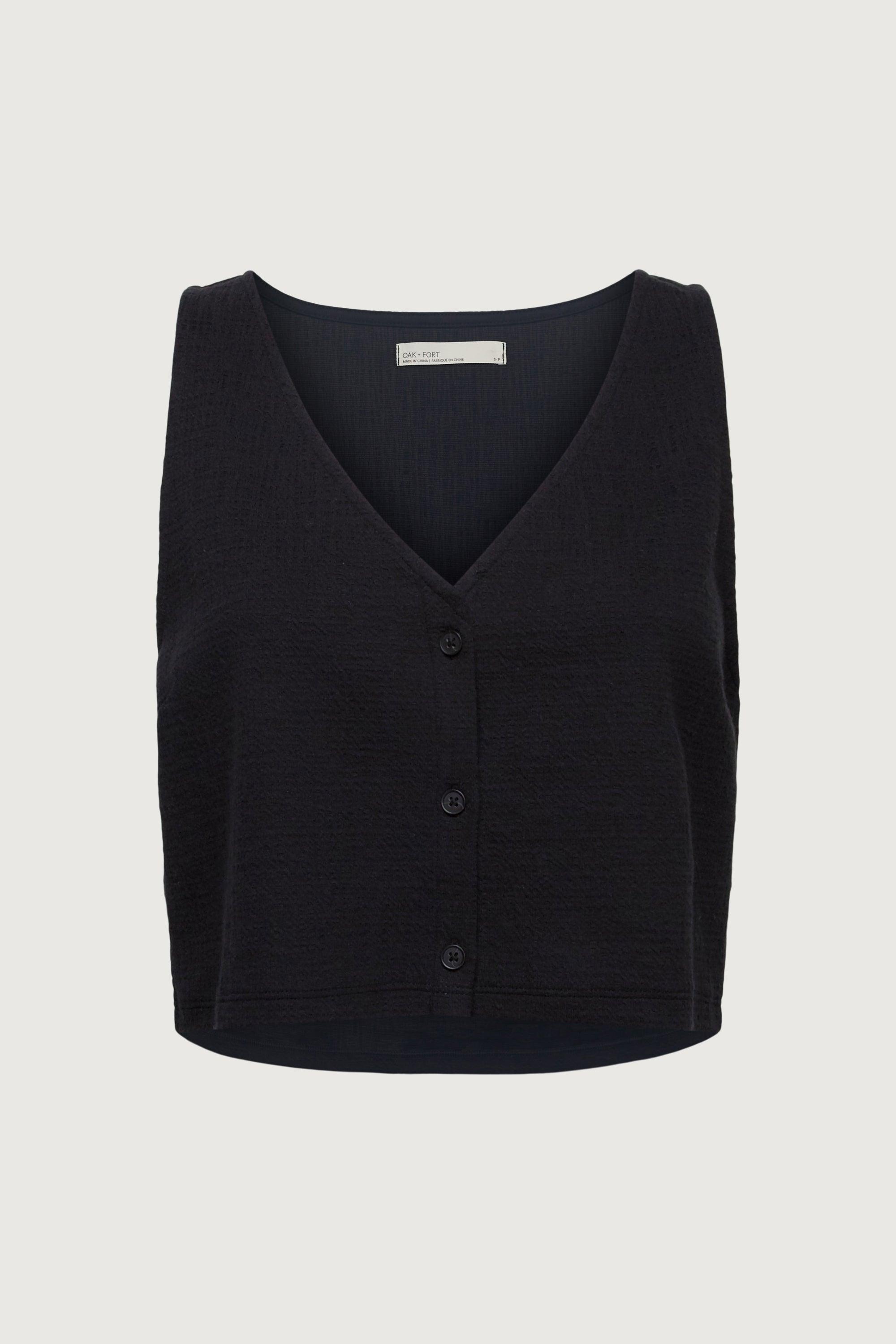 BUTTON FRONT TANK by OAK + FORT