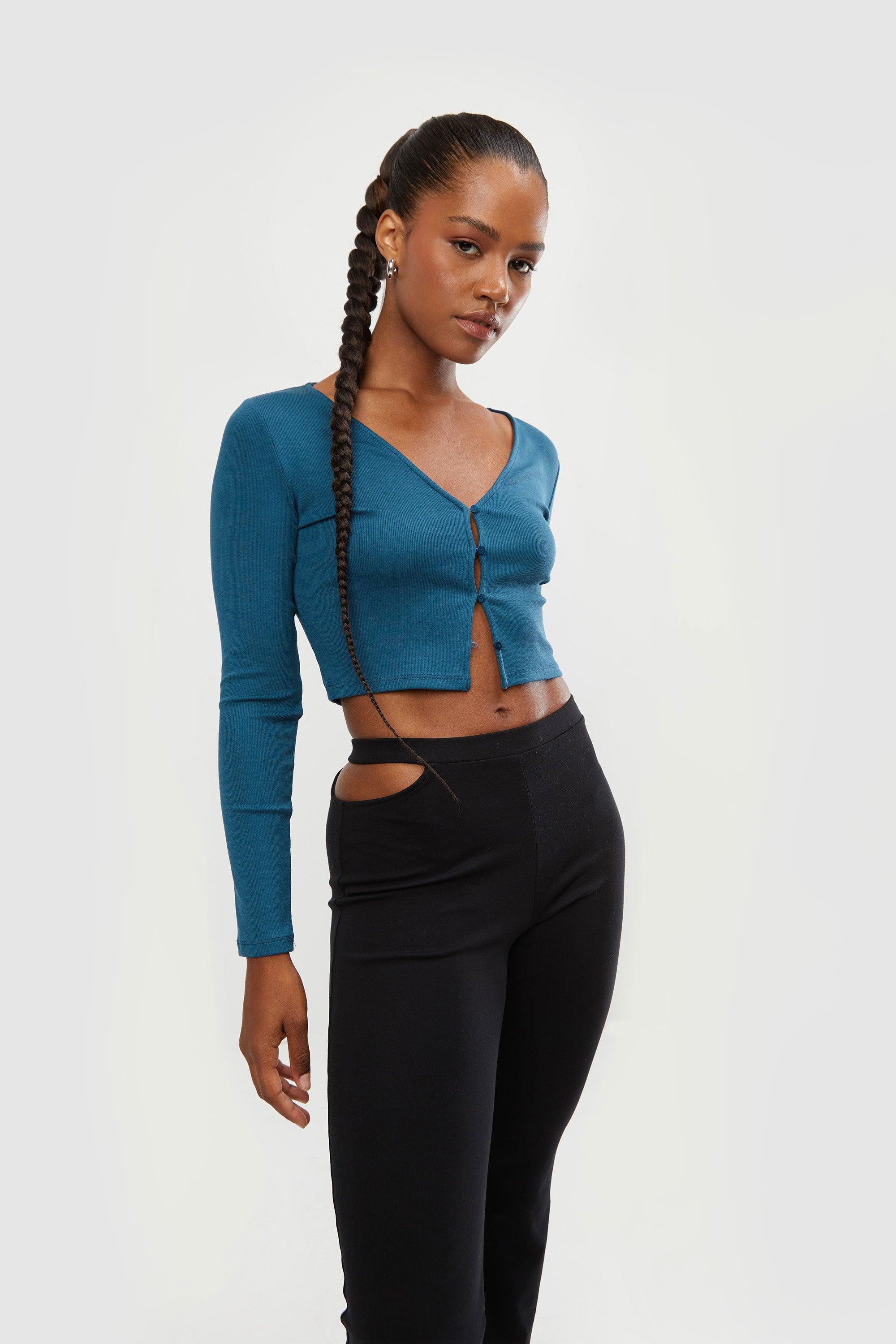 BUTTON KNIT TOP by OAK + FORT