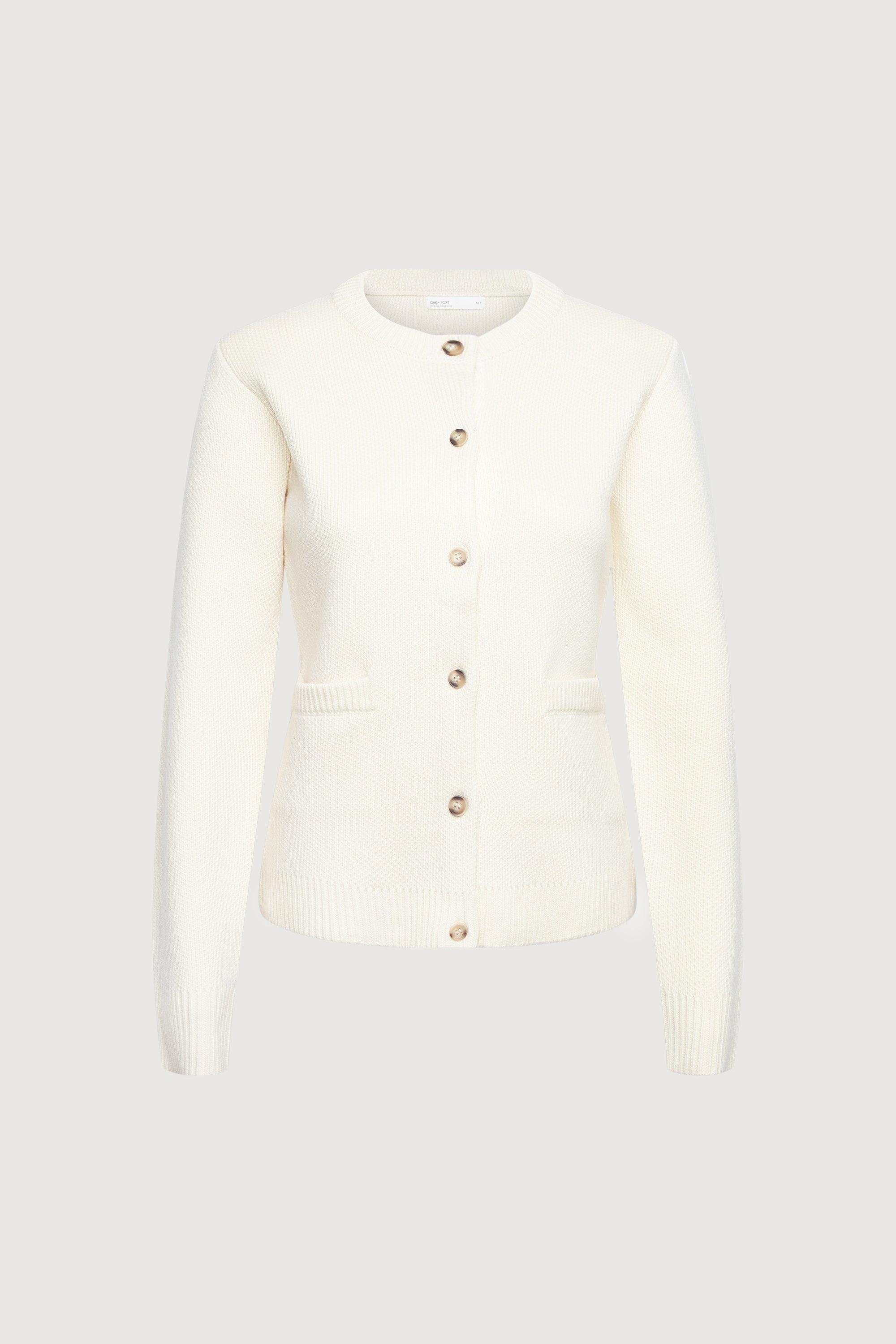 BUTTON UP CARDIGAN WITH POCKETS by OAK + FORT