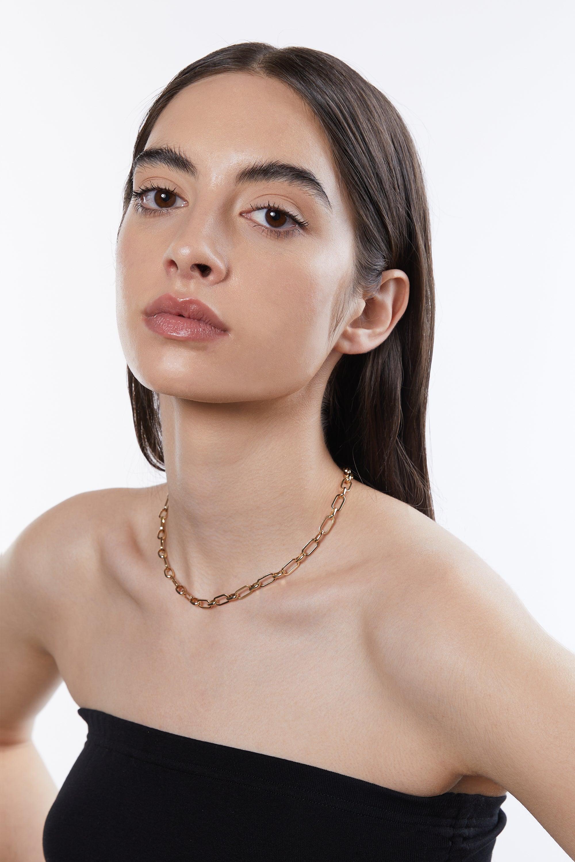 CABLE CHAIN NECKLACE by OAK + FORT
