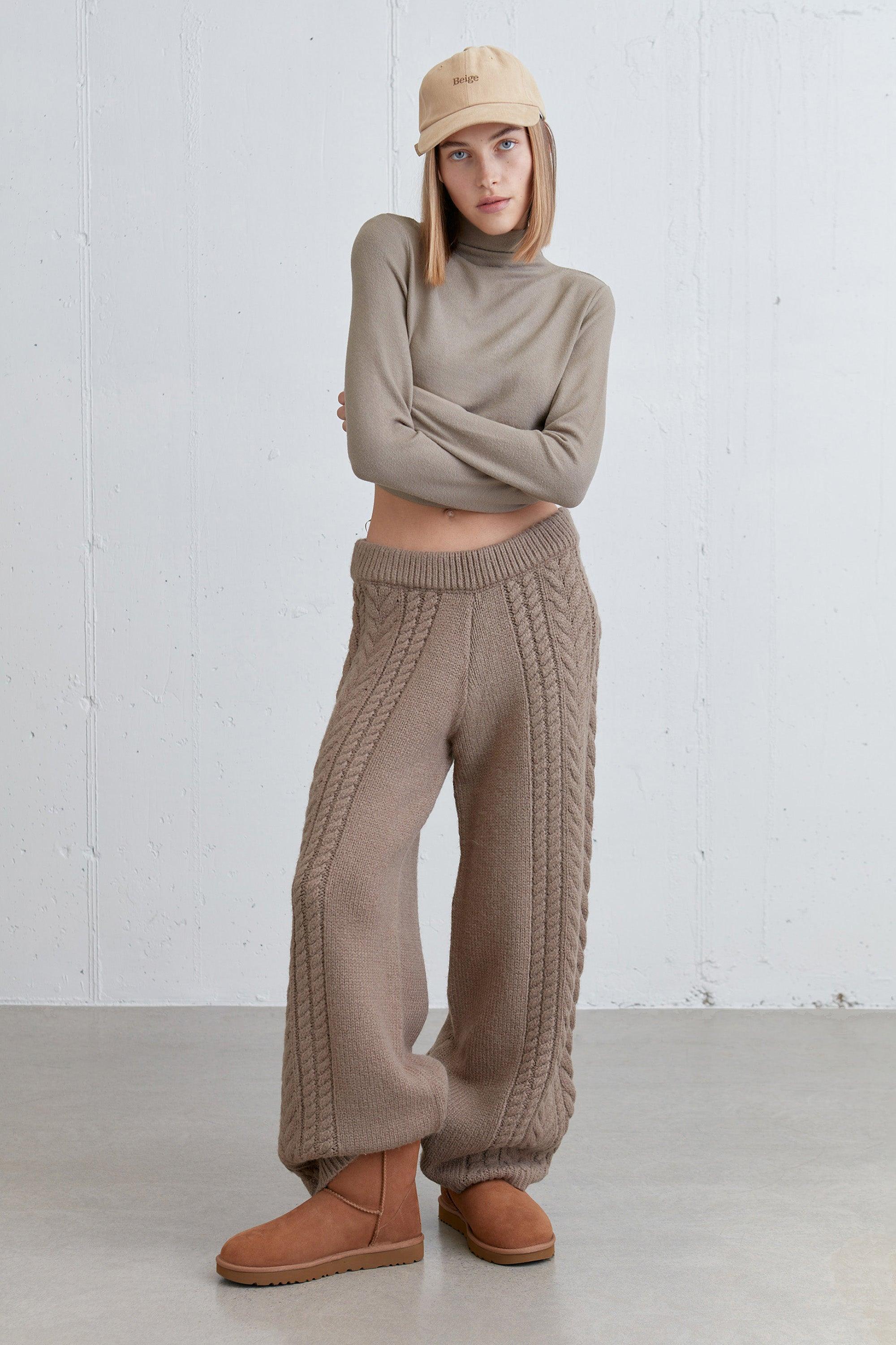 CABLE KNIT PANT by OAK + FORT