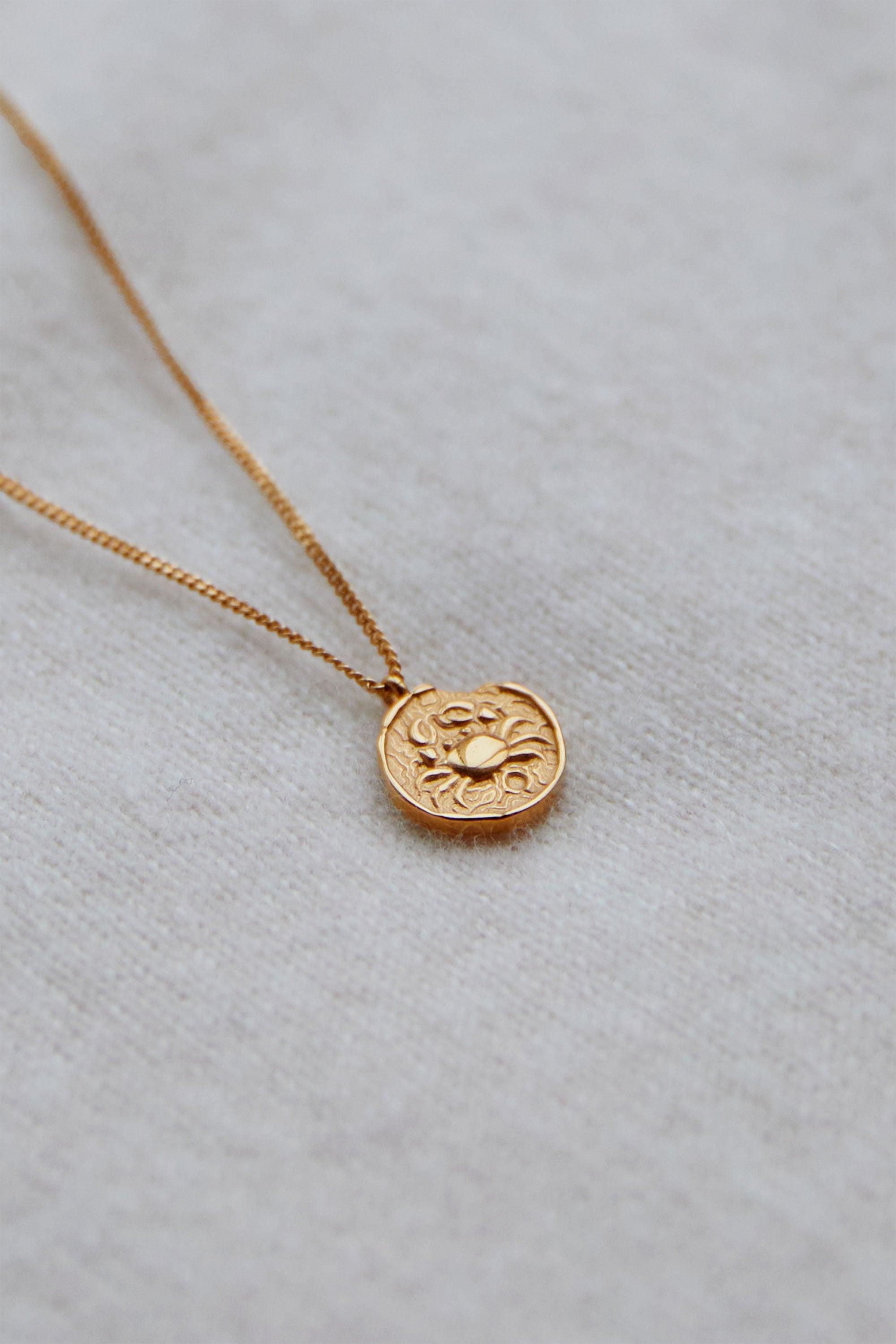 CANCER PENDANT NECKLACE by OAK + FORT