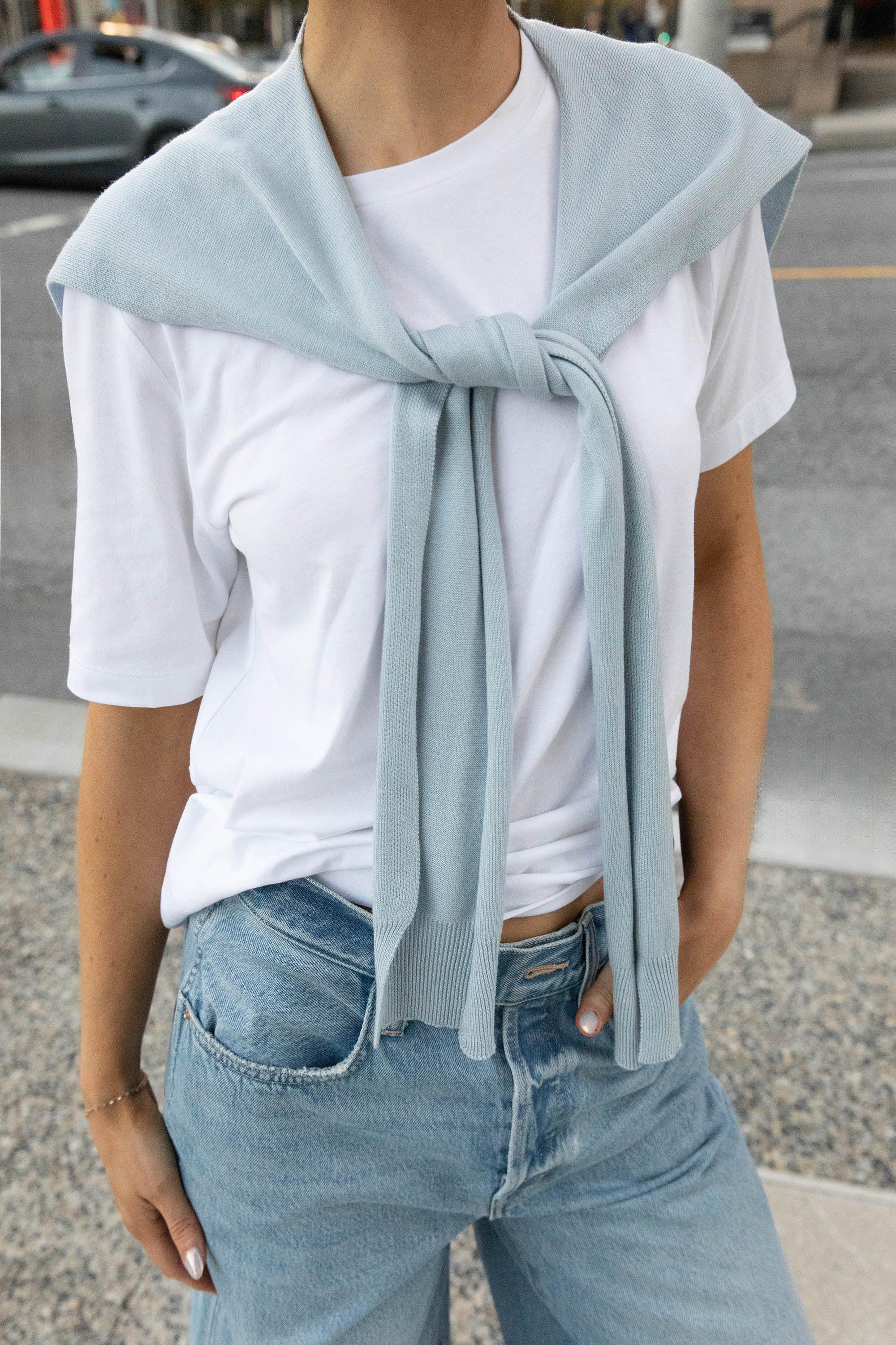 CARDIGAN EFFECT SCARF by OAK + FORT