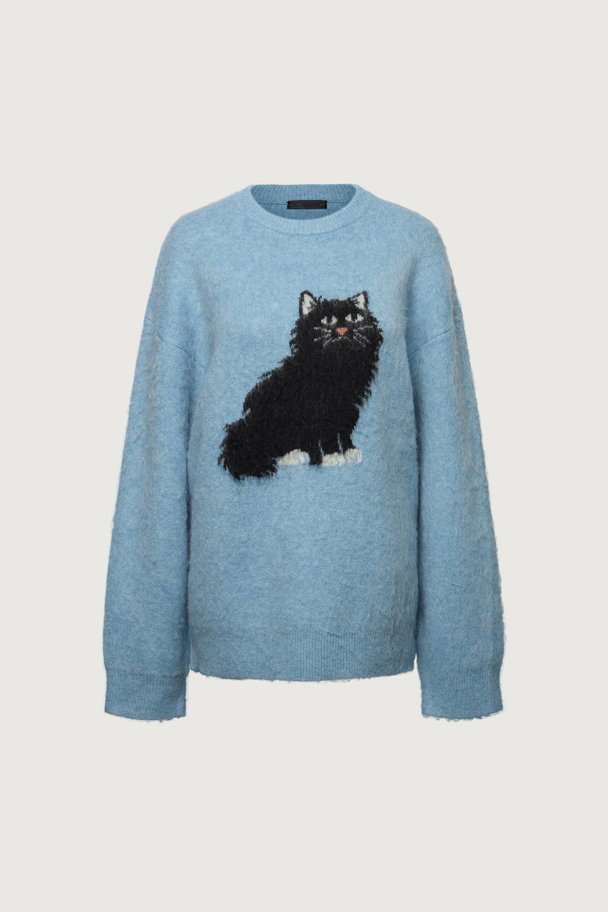 CAT CREWNECK SWEATER by OAK + FORT