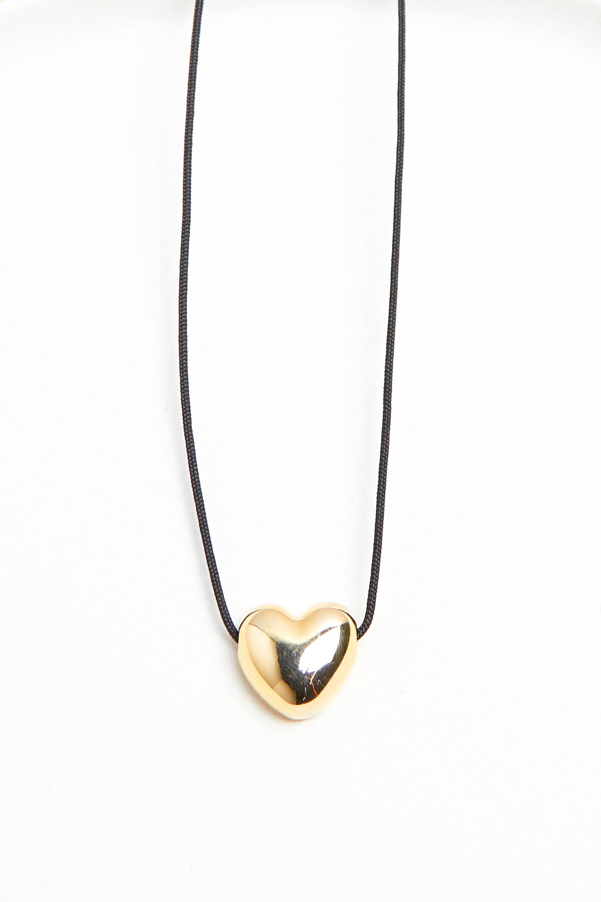 CHAIN NECKLACE WITH HEART PENDANT by OAK + FORT