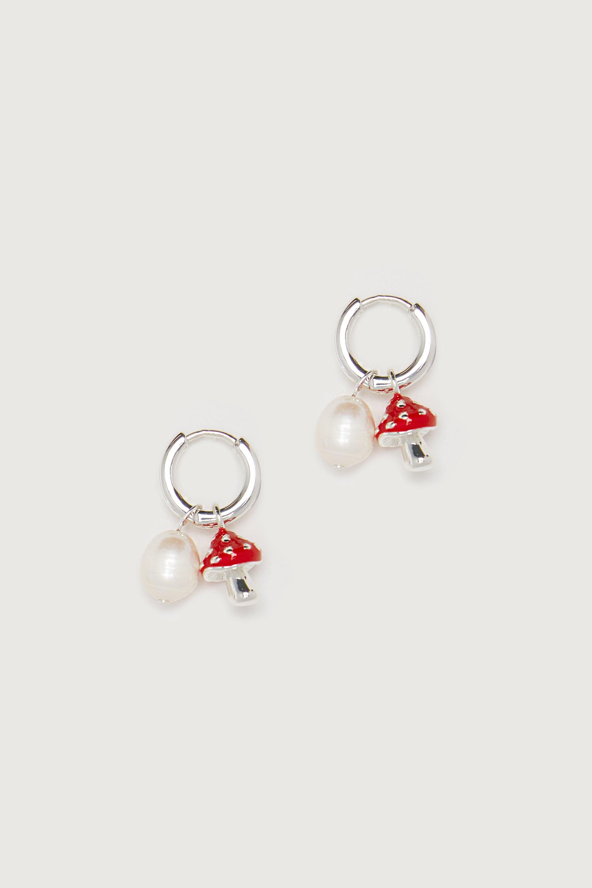 CHARM & PEARL HOOP by OAK + FORT
