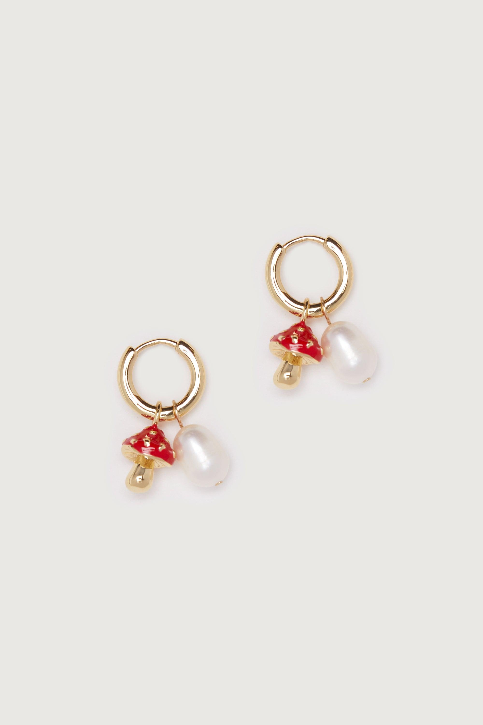 CHARM & PEARL HOOP by OAK + FORT