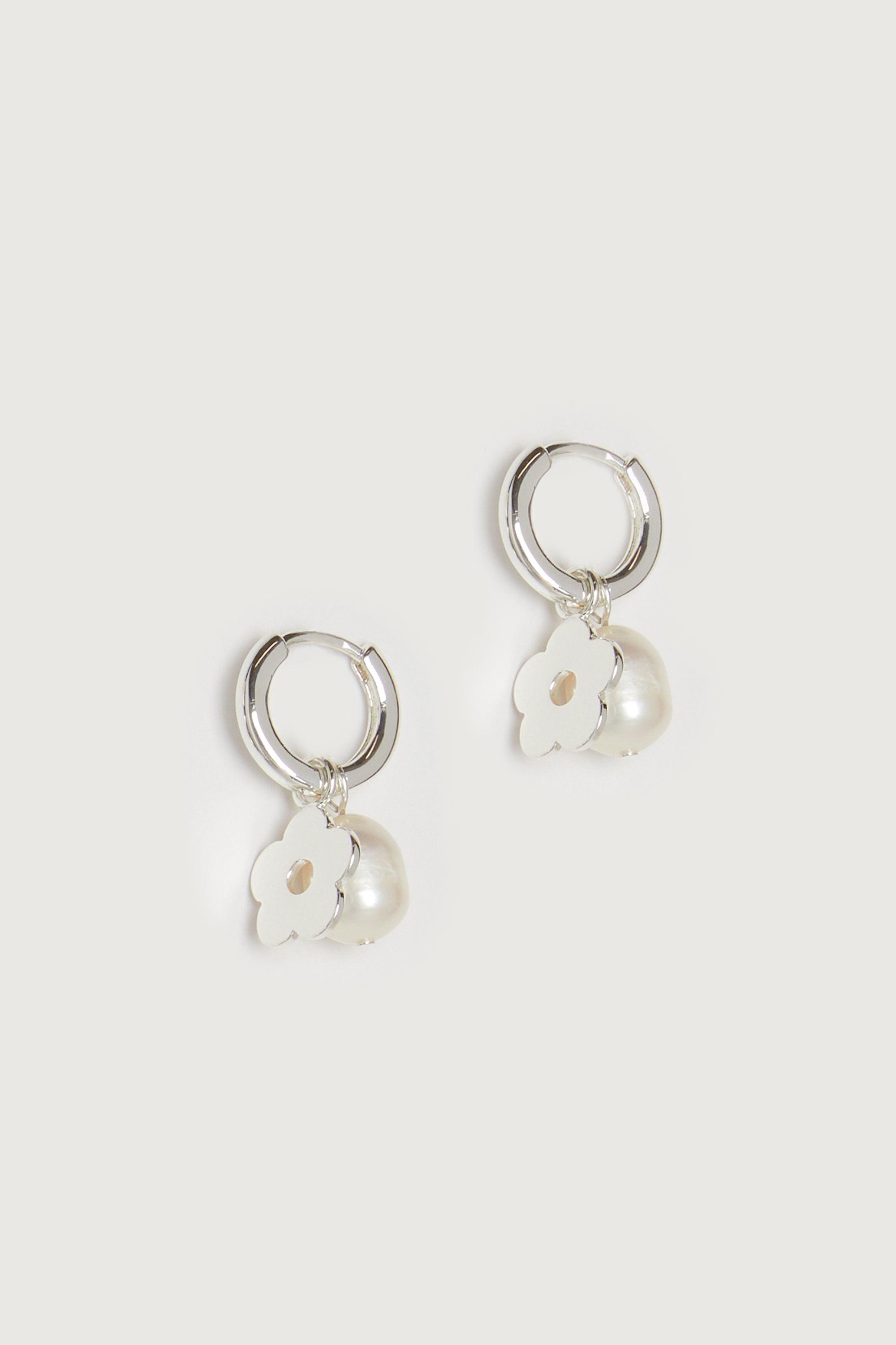 CHARM & PEARL HOOP by OAK + FORT