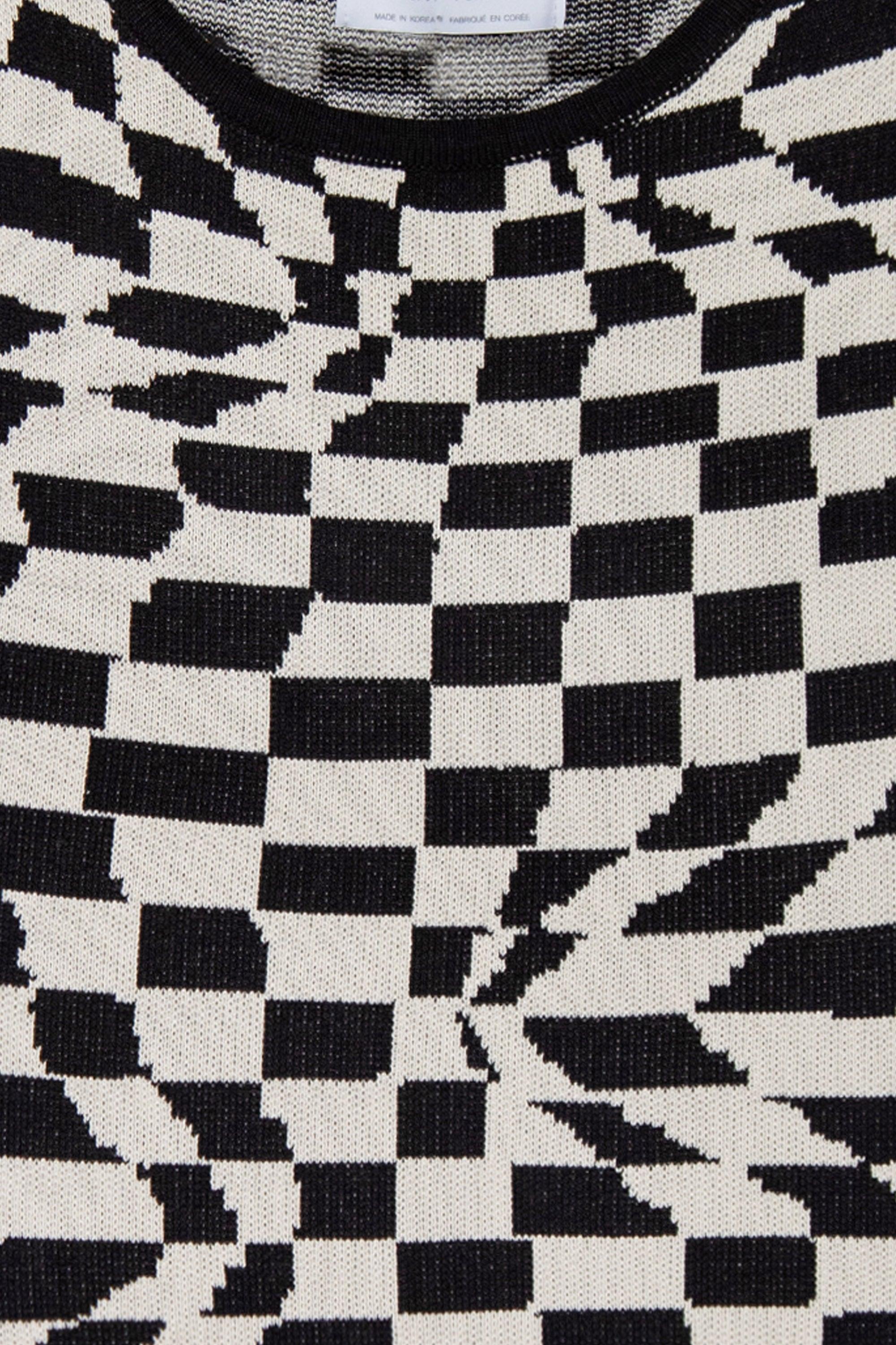 CHECKERED KNIT TANK by OAK + FORT