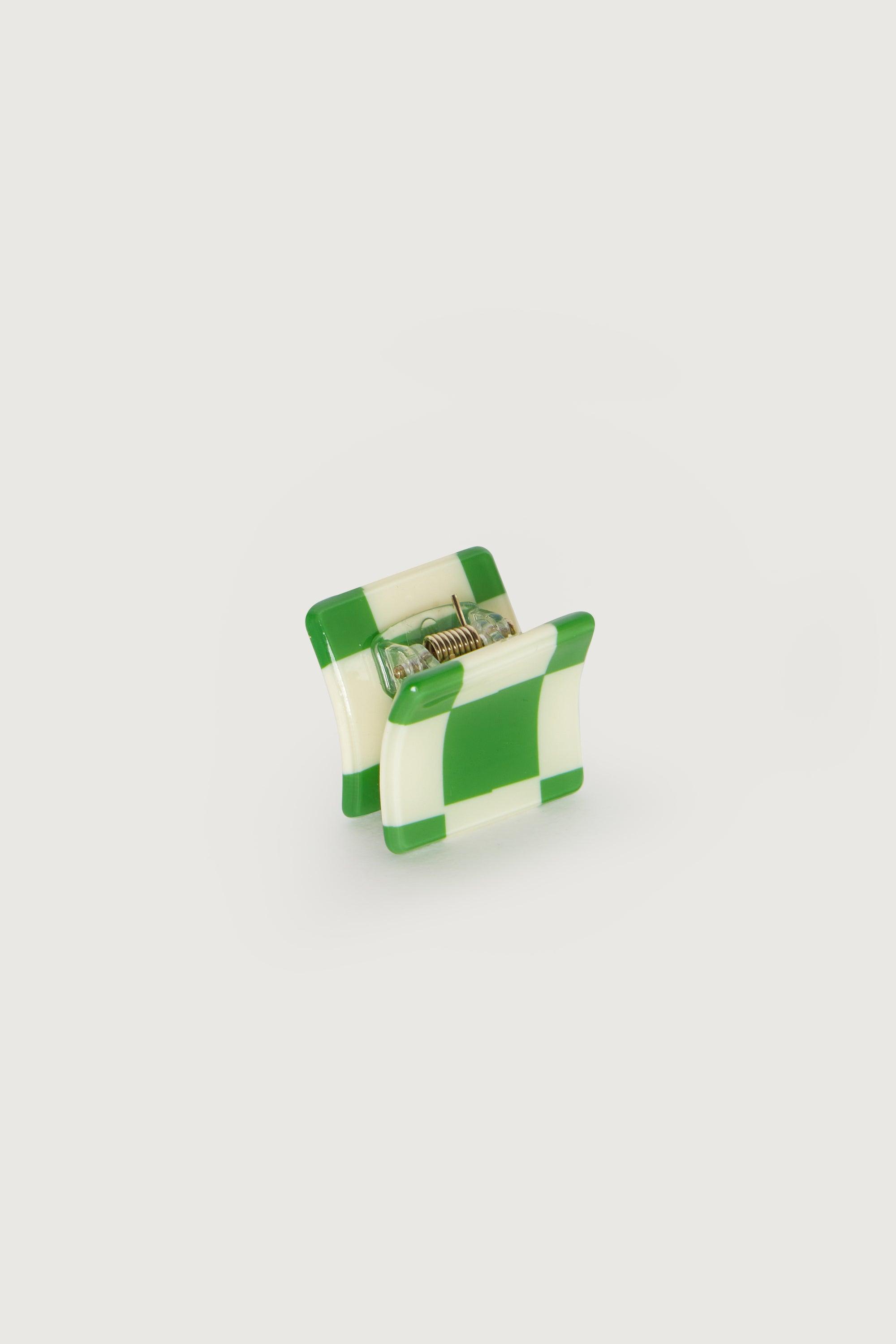 CHECKERED MINI HAIR CLIP by OAK + FORT