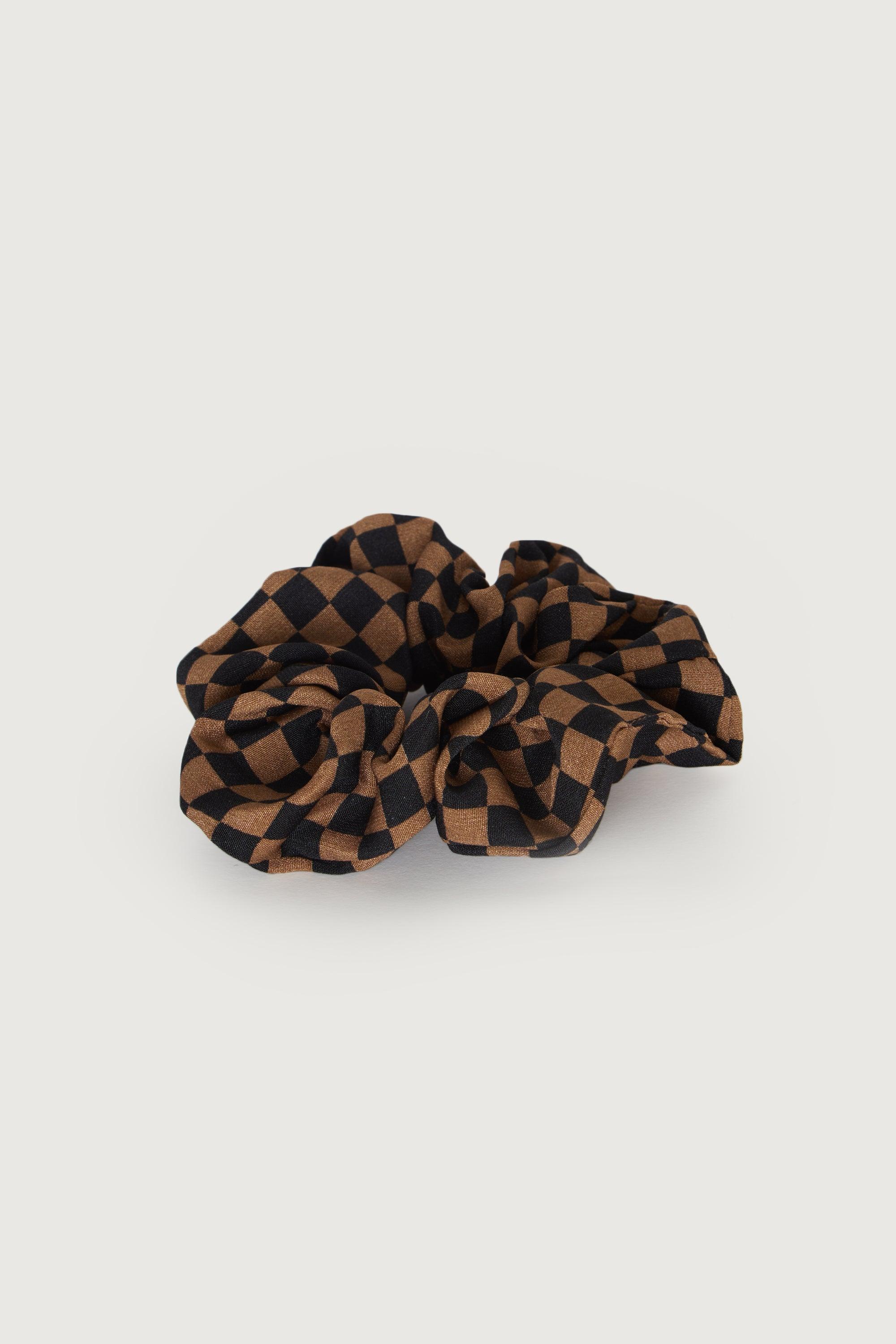 CHECKERED SCRUNCHIE by OAK + FORT