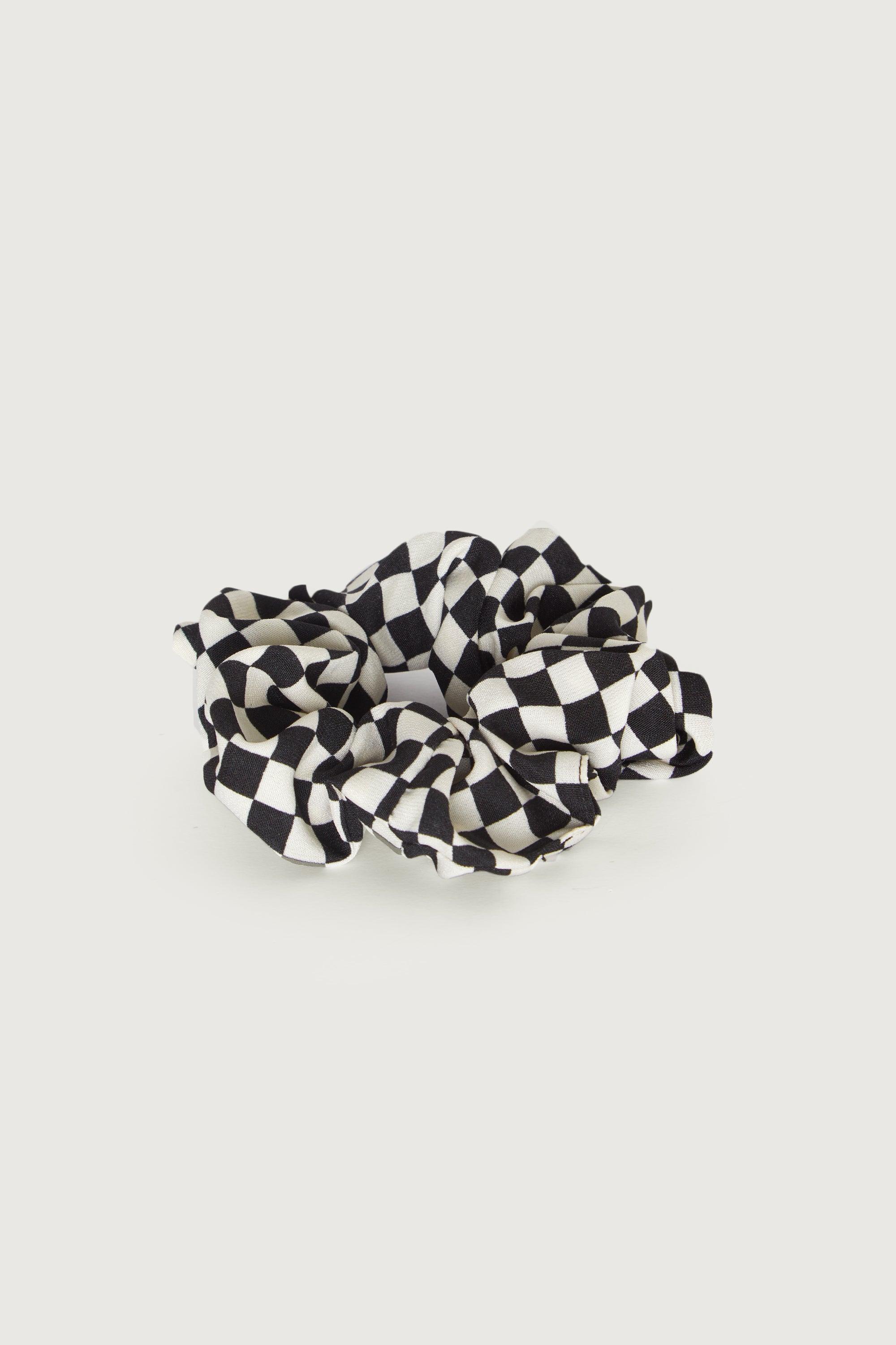 CHECKERED SCRUNCHIE by OAK + FORT