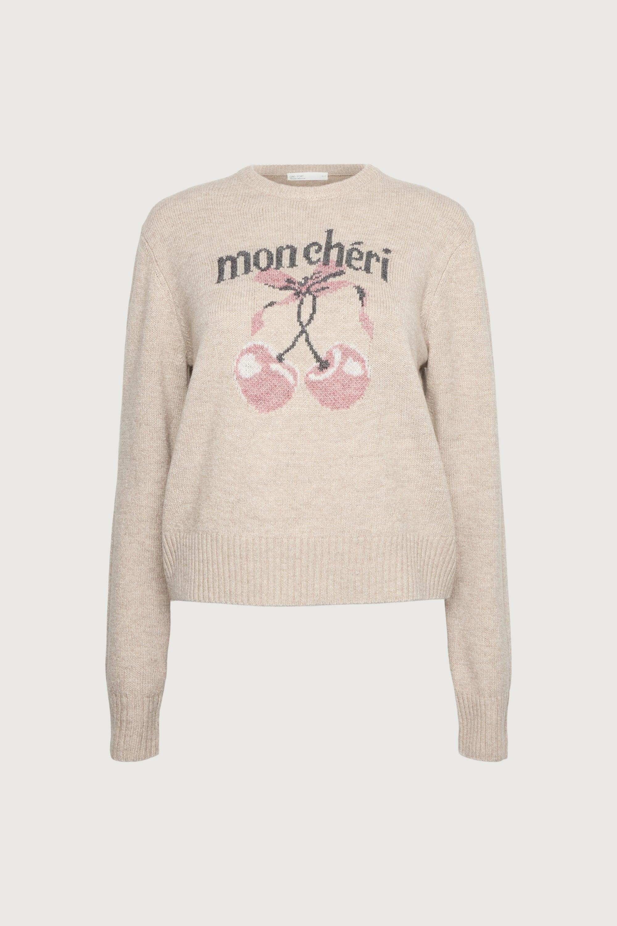 CHERRY INTARSIA SWEATER by OAK + FORT