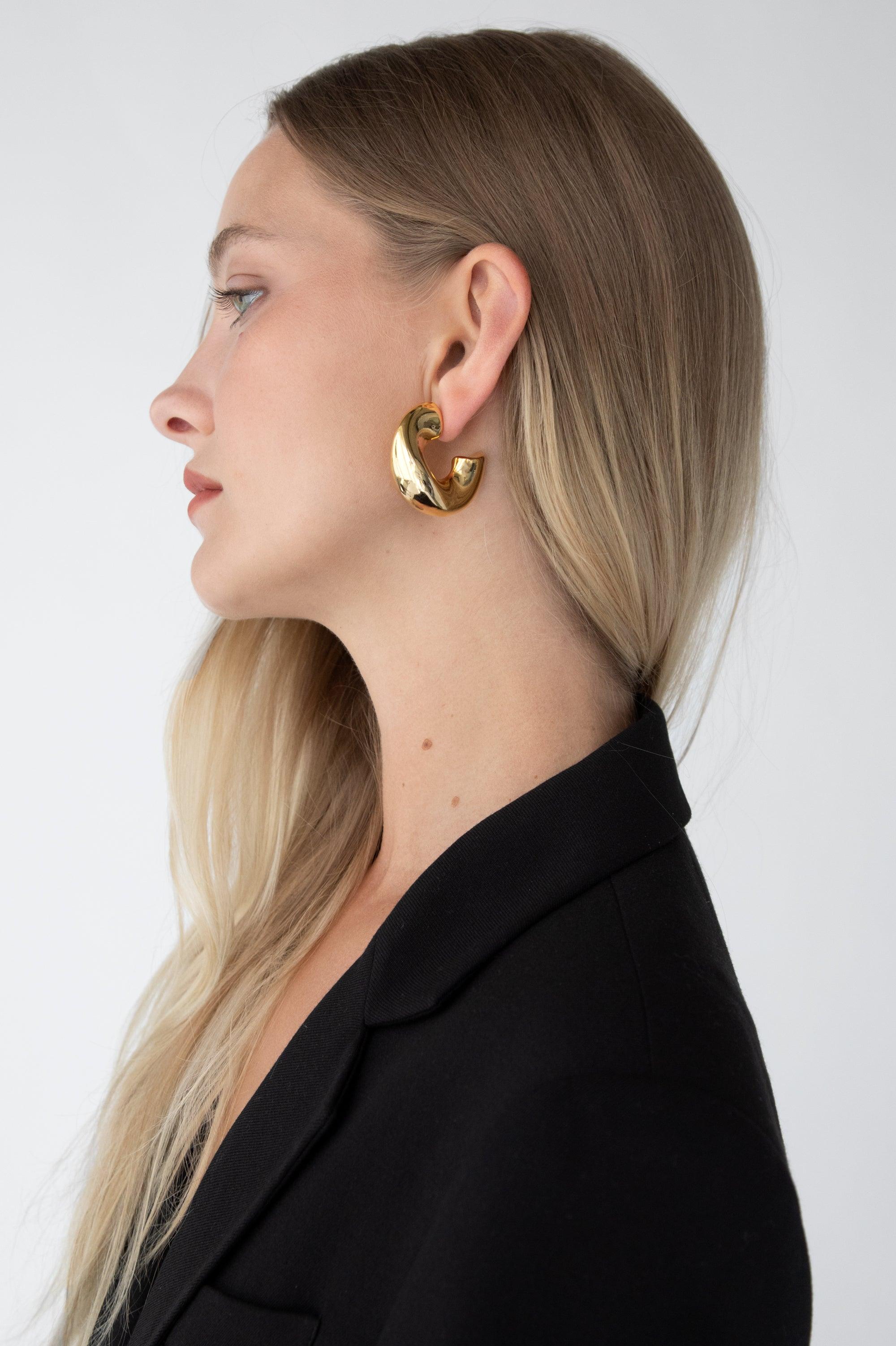 CHUNKY HOOP EARRING by OAK + FORT