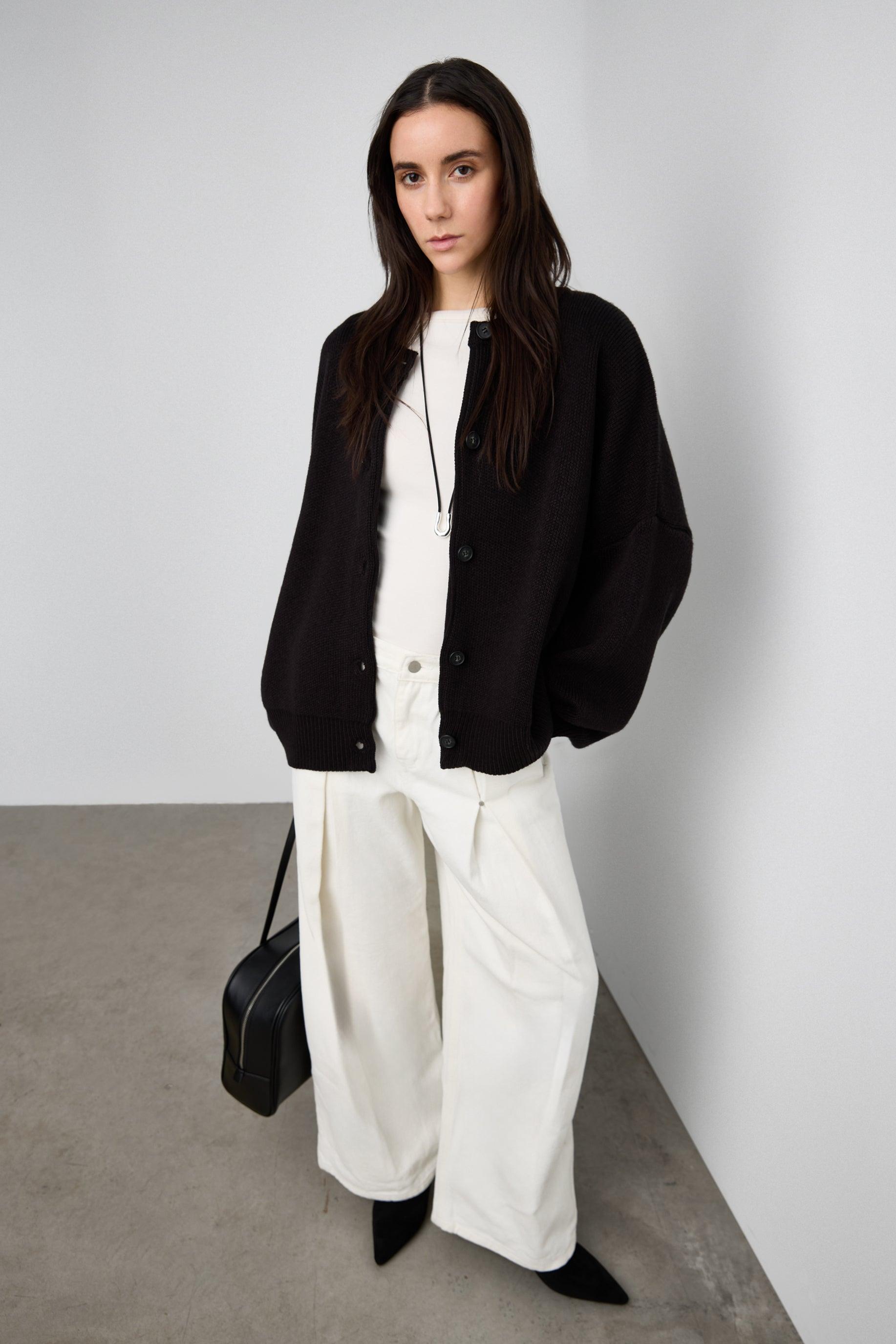 CHUNKY OVERSIZED KNIT SWEATER by OAK + FORT