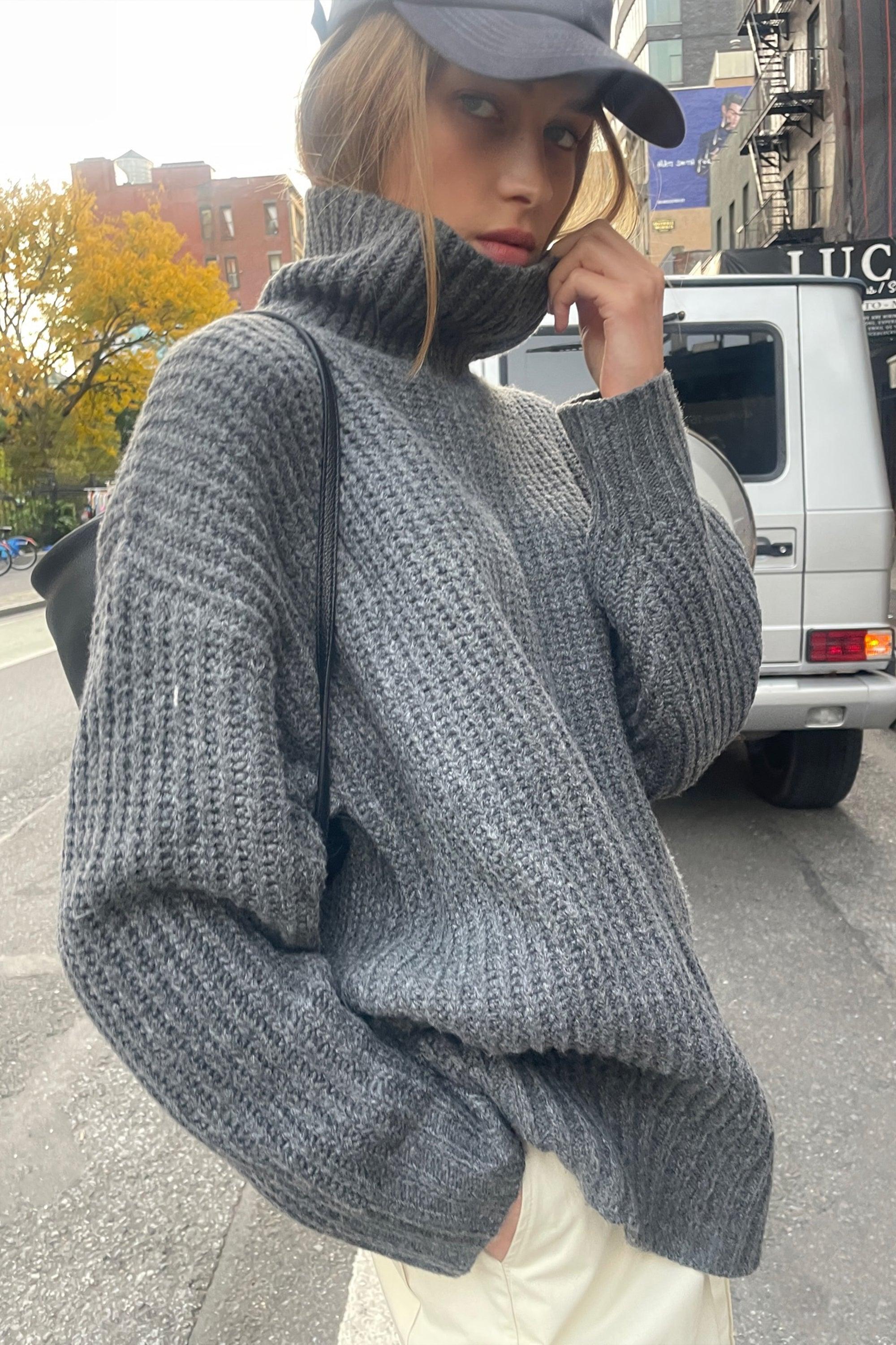 CHUNKY TURTLENECK SWEATER by OAK + FORT