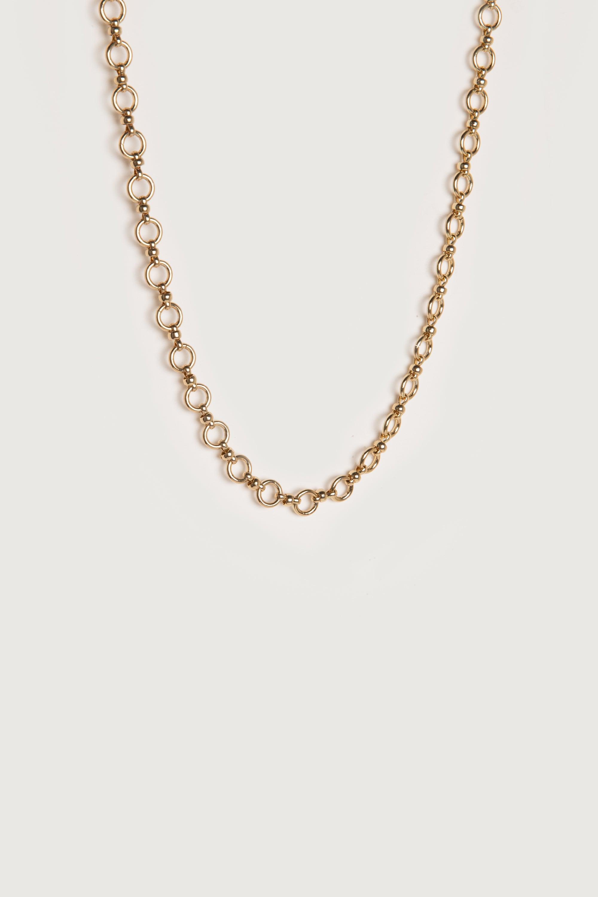 CIRCLE CHAIN NECKLACE by OAK + FORT