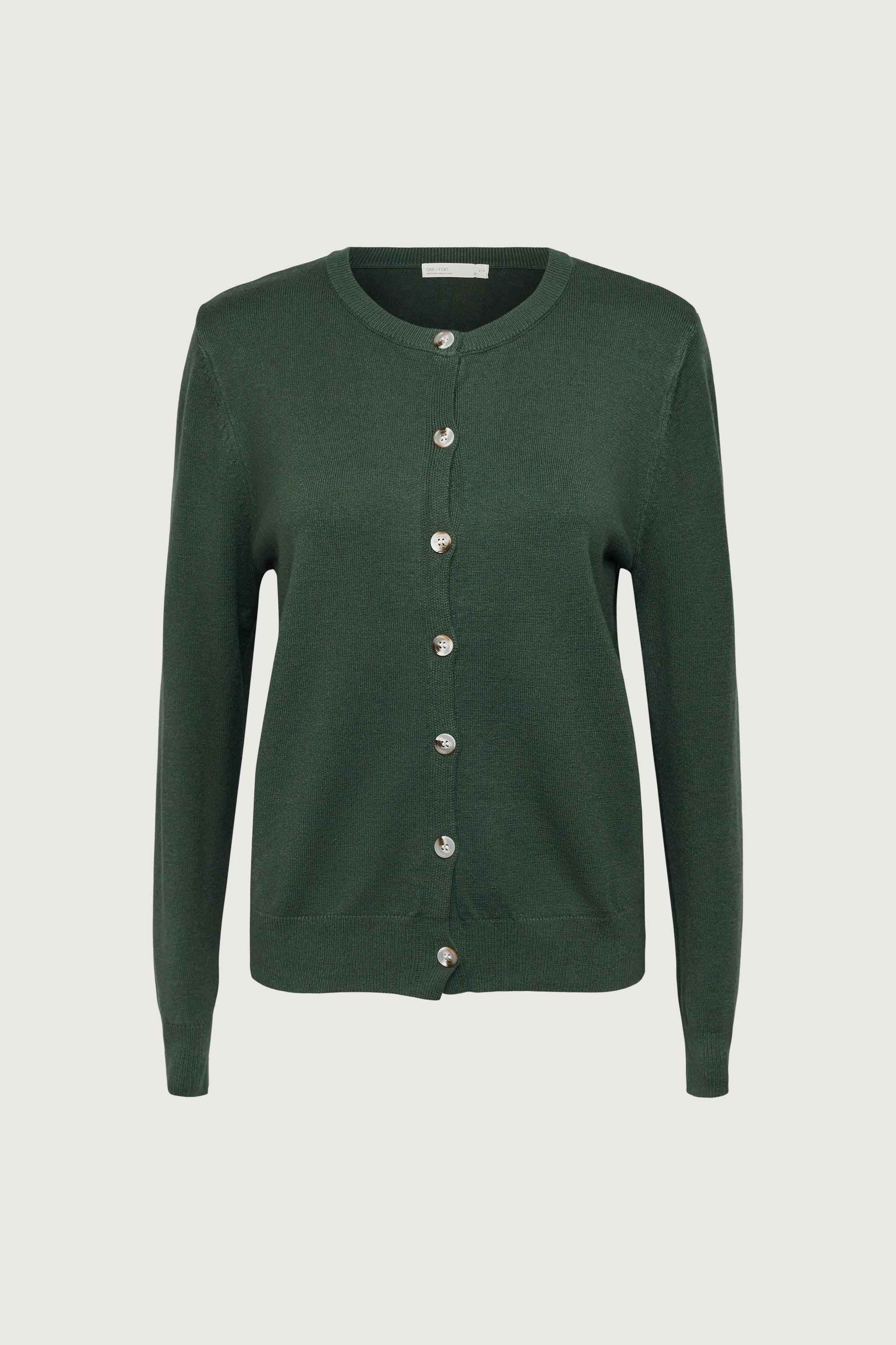 CLASSIC BUTTONED CARDIGAN by OAK + FORT