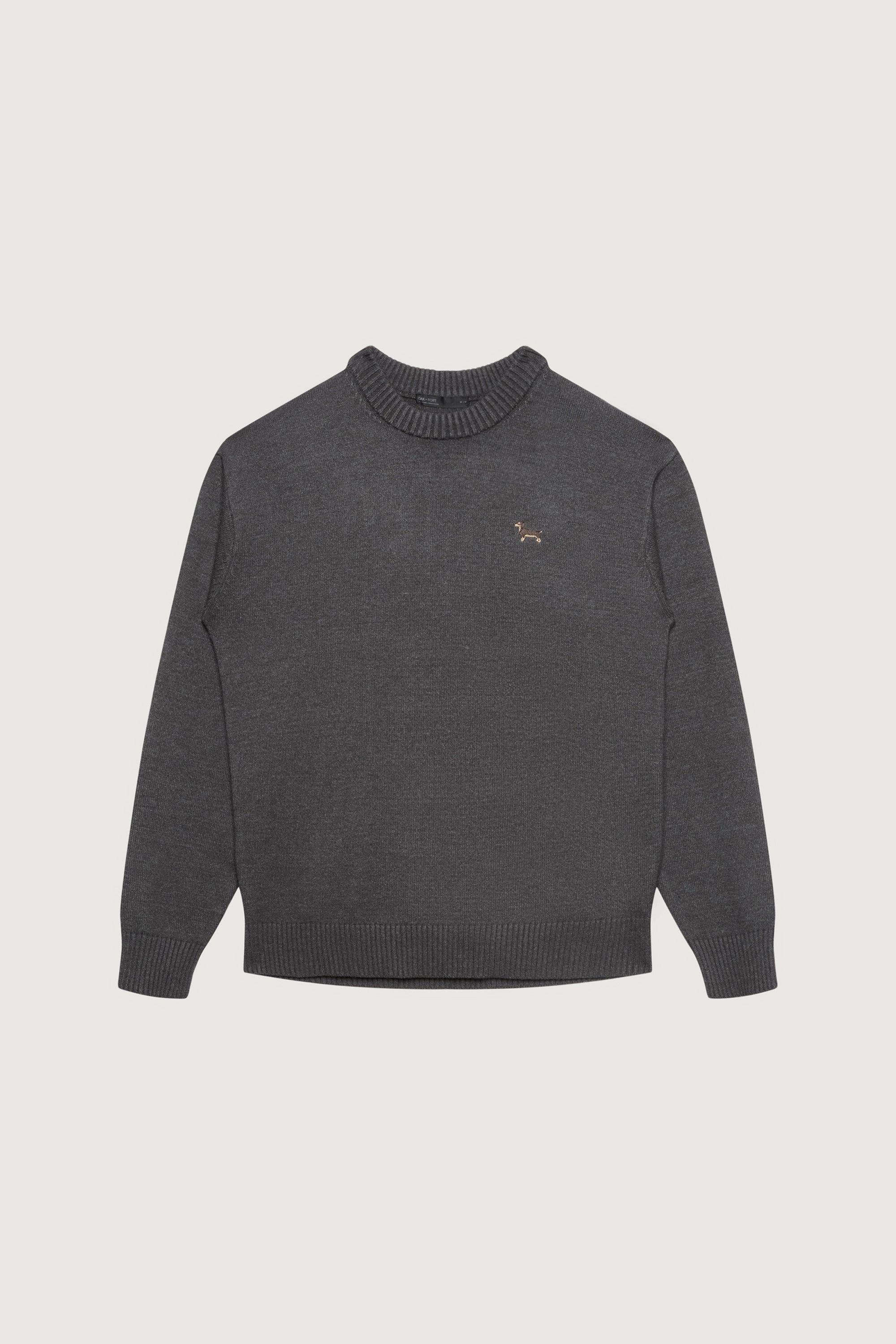 CLASSIC FITTED EMBROIDERED SWEATER by OAK + FORT