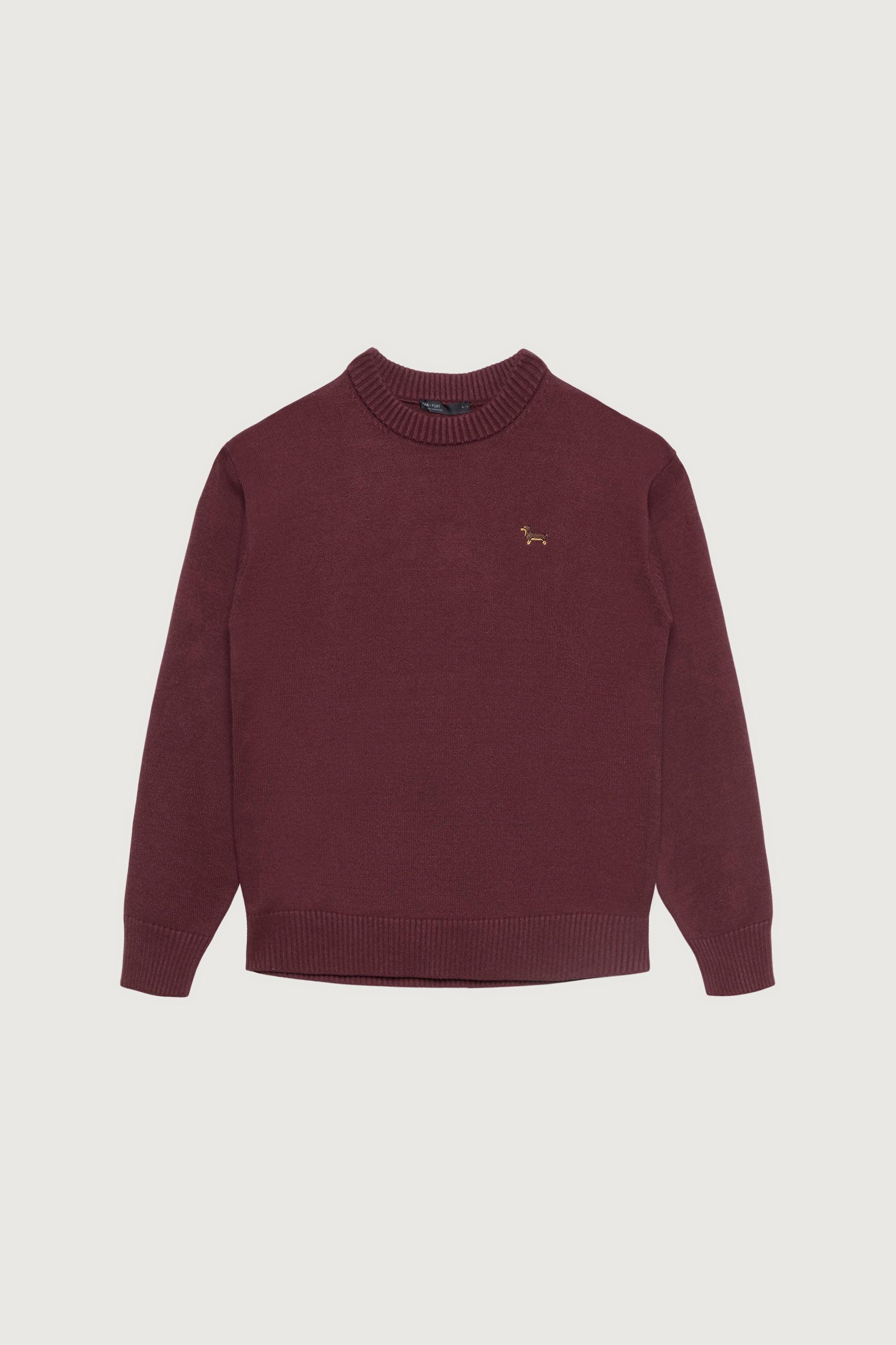 CLASSIC FITTED EMBROIDERED SWEATER by OAK + FORT