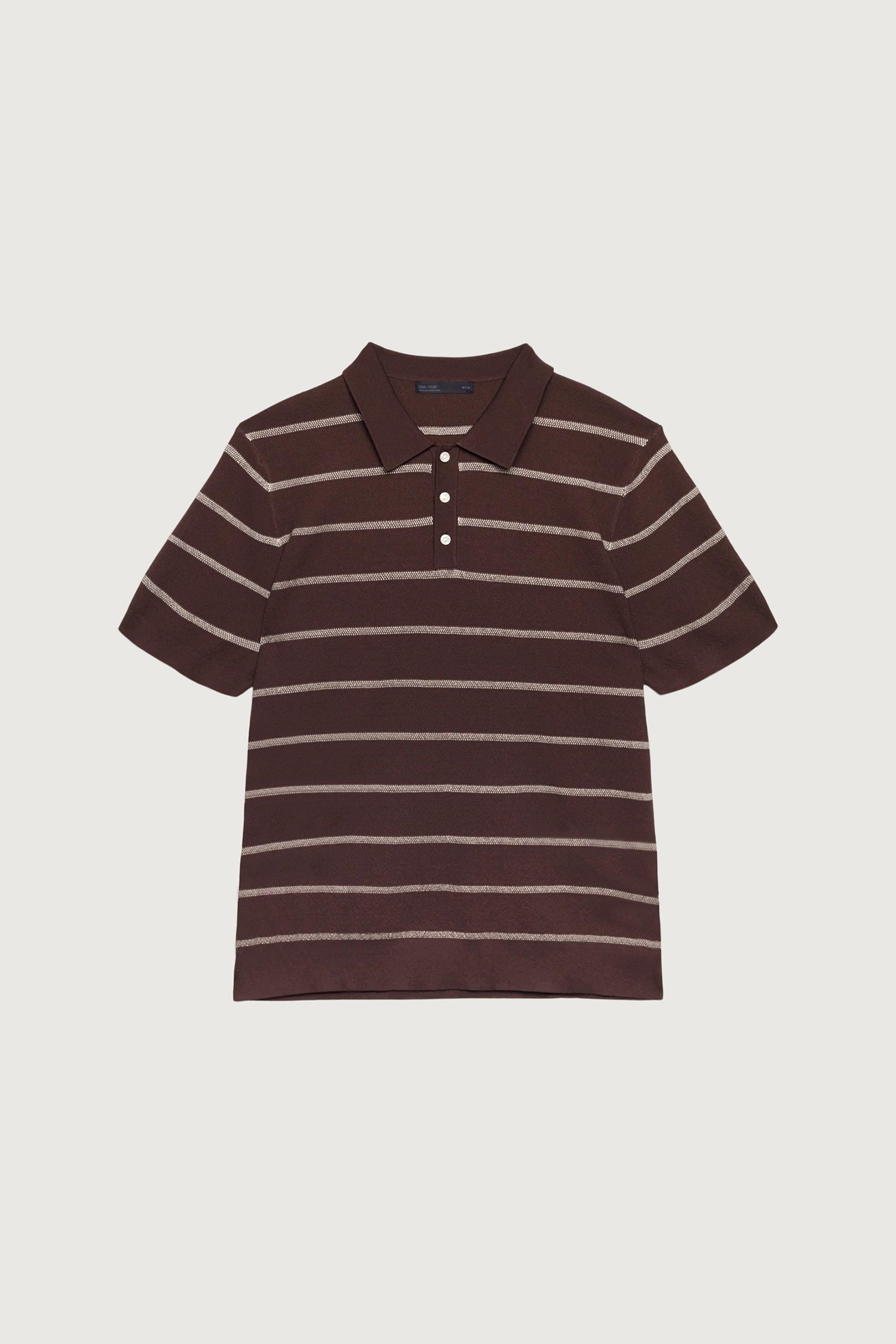 CLASSIC STRIPE POLO SHIRT by OAK + FORT
