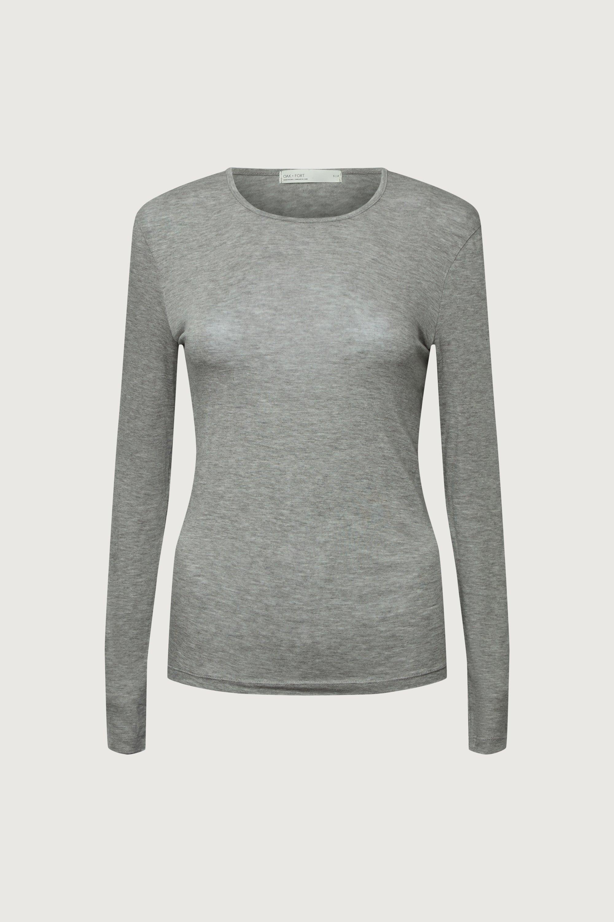 CLASSIC TENCEL LONG SLEEVE TOP by OAK + FORT