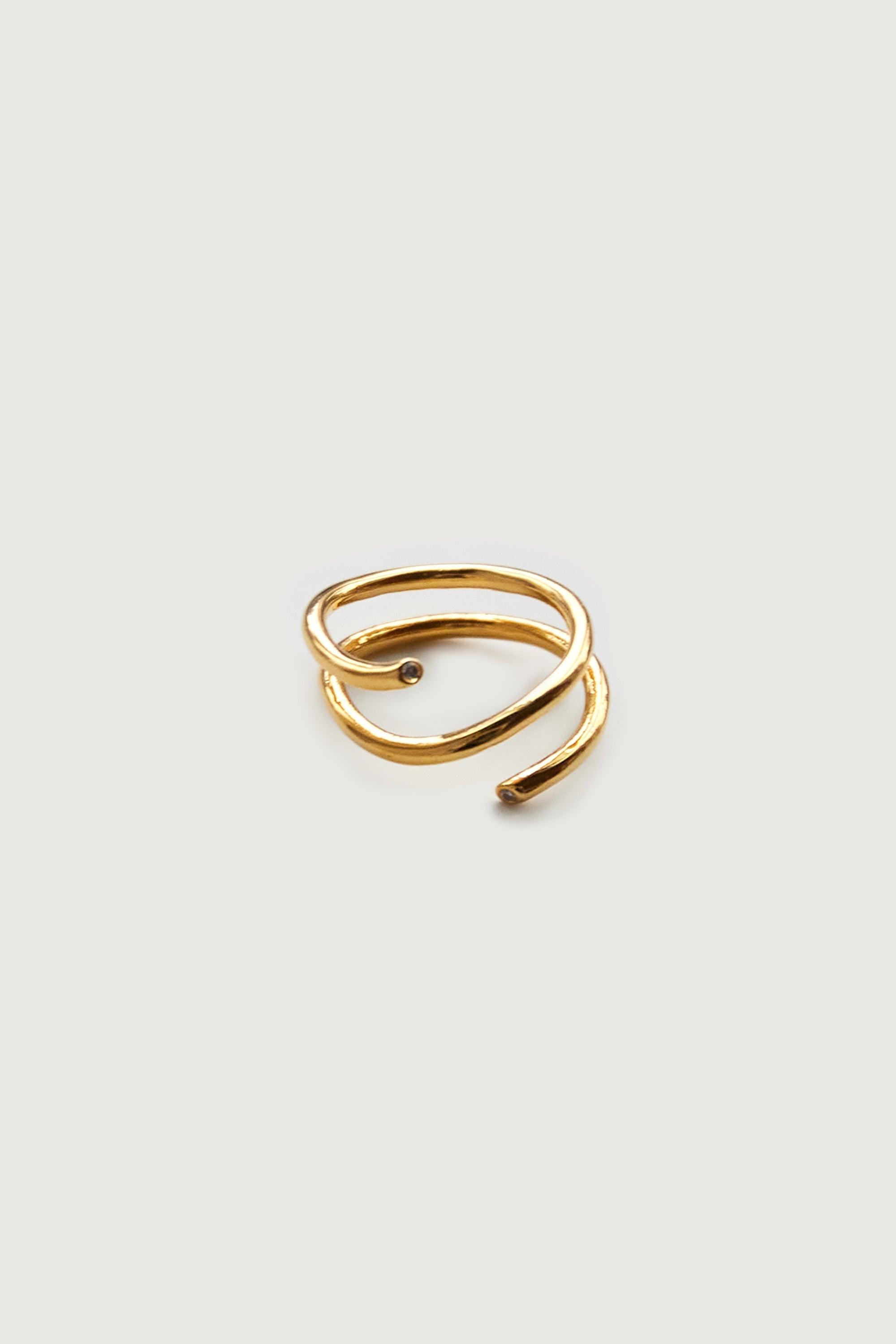 COIL SHAPE RING by OAK + FORT