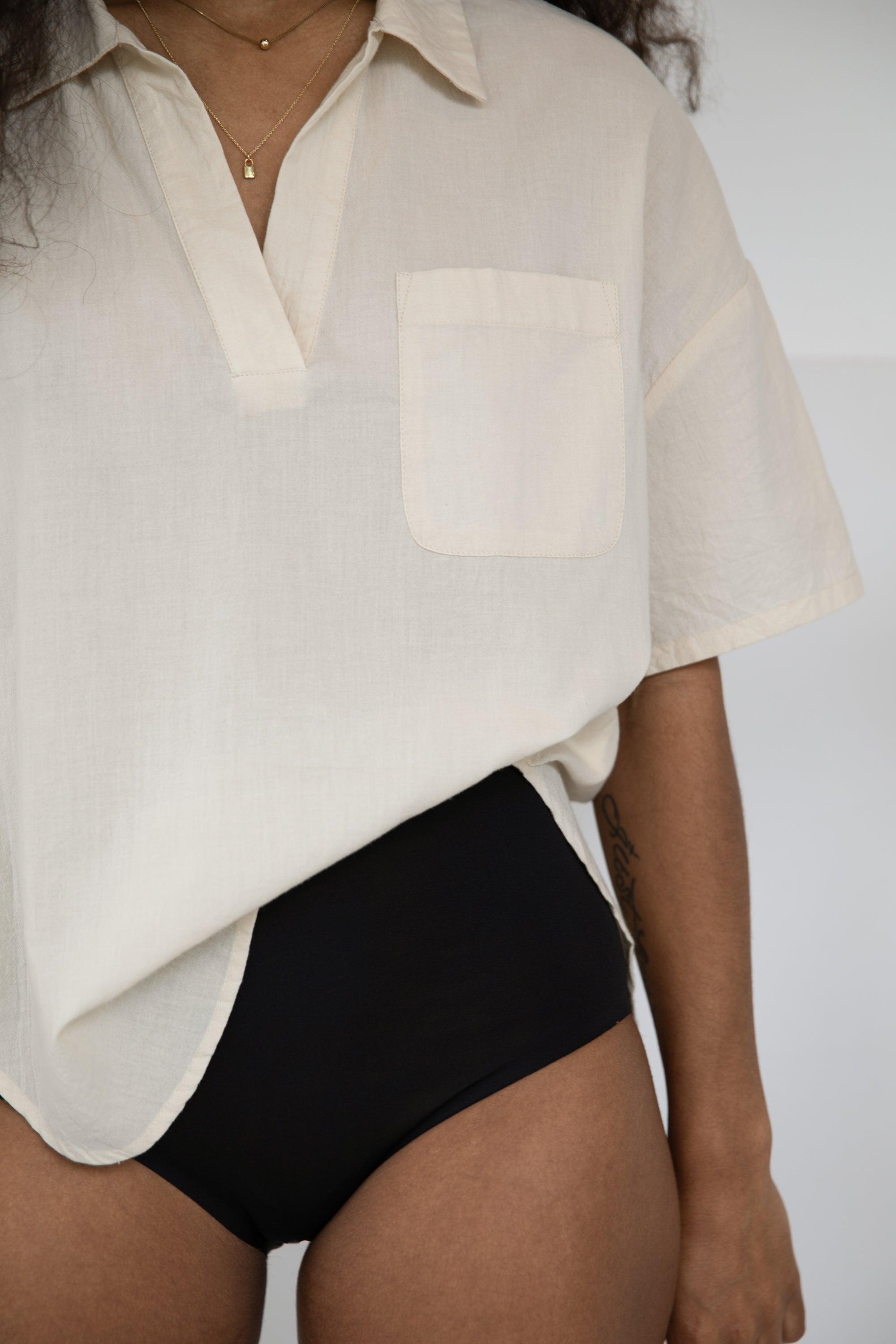 COLLARED BLOUSE by OAK + FORT