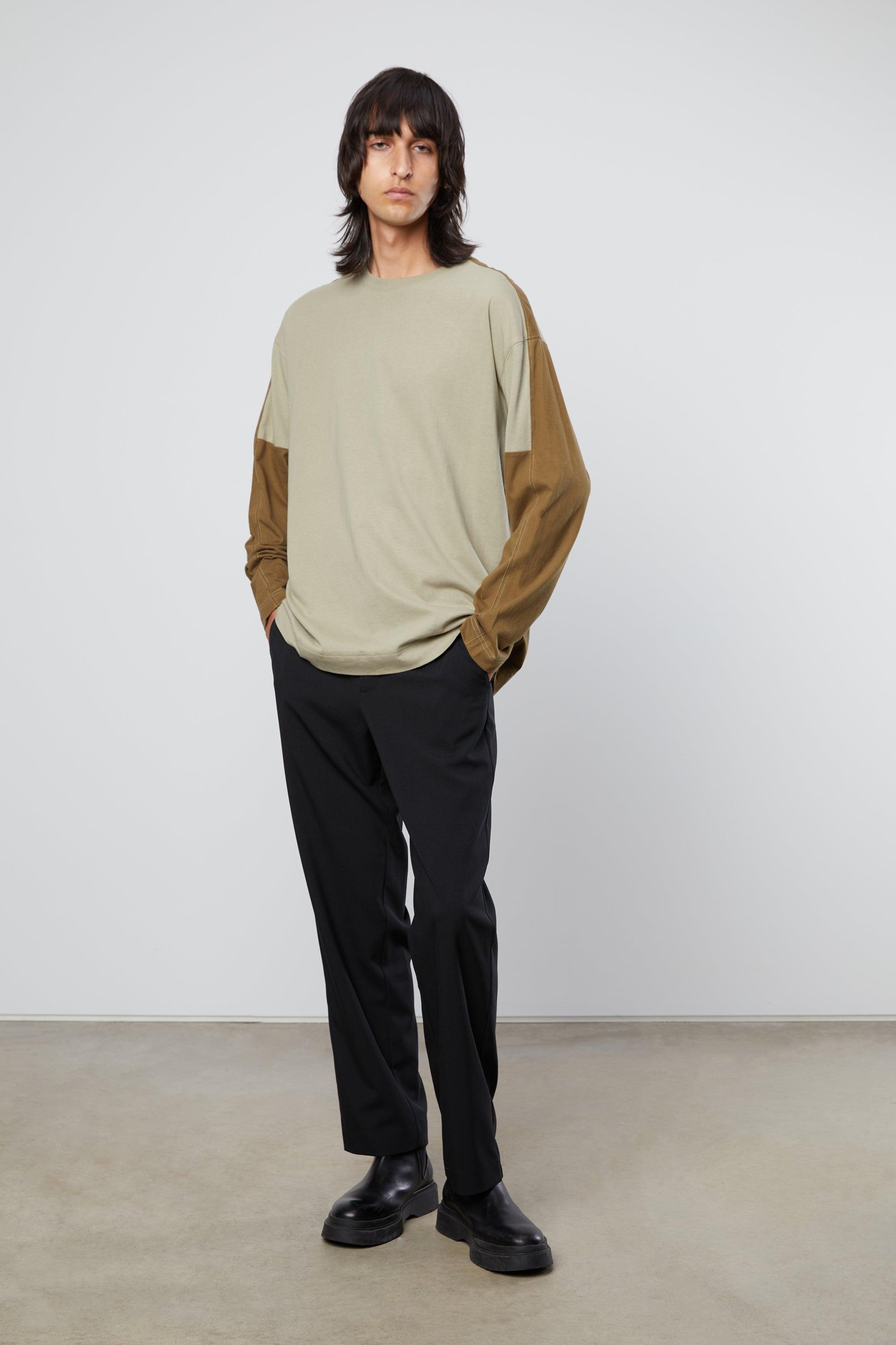 COLOUR BLOCK KNIT TOP by OAK + FORT