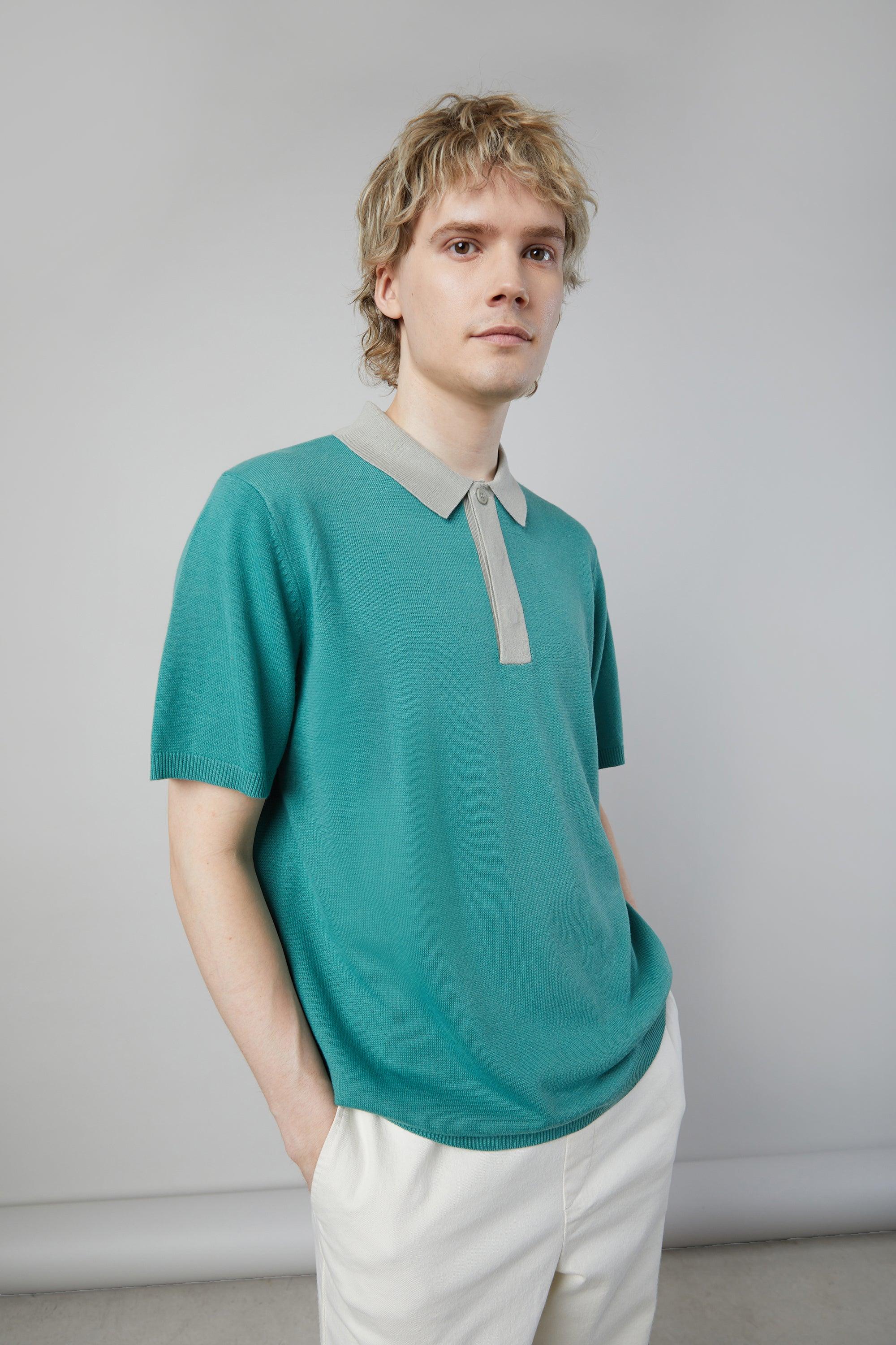 COLOUR BLOCK POLO by OAK + FORT
