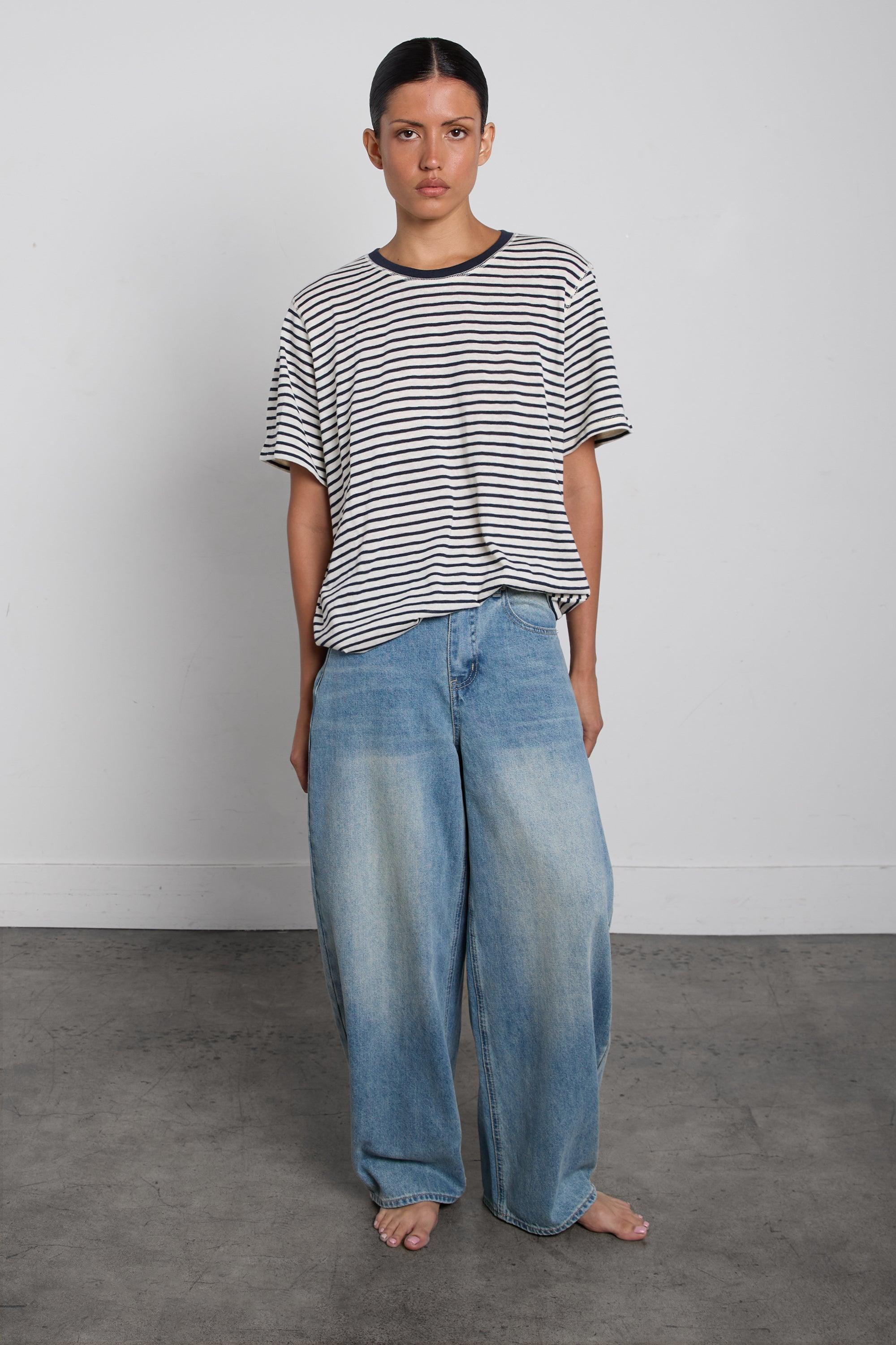 CONTRAST NECK T-SHIRT by OAK + FORT