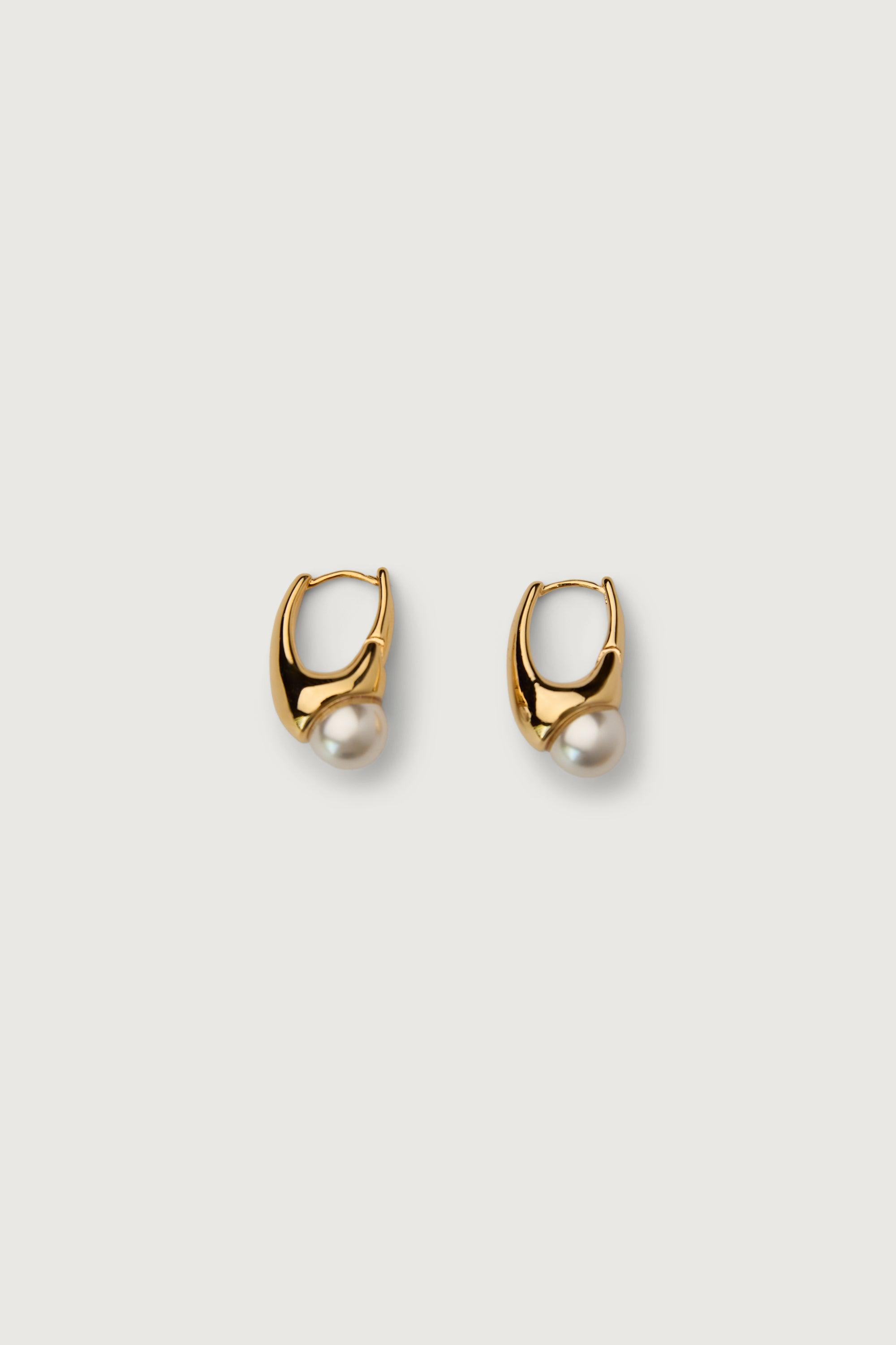CONTRAST PENDANT EARRING by OAK + FORT