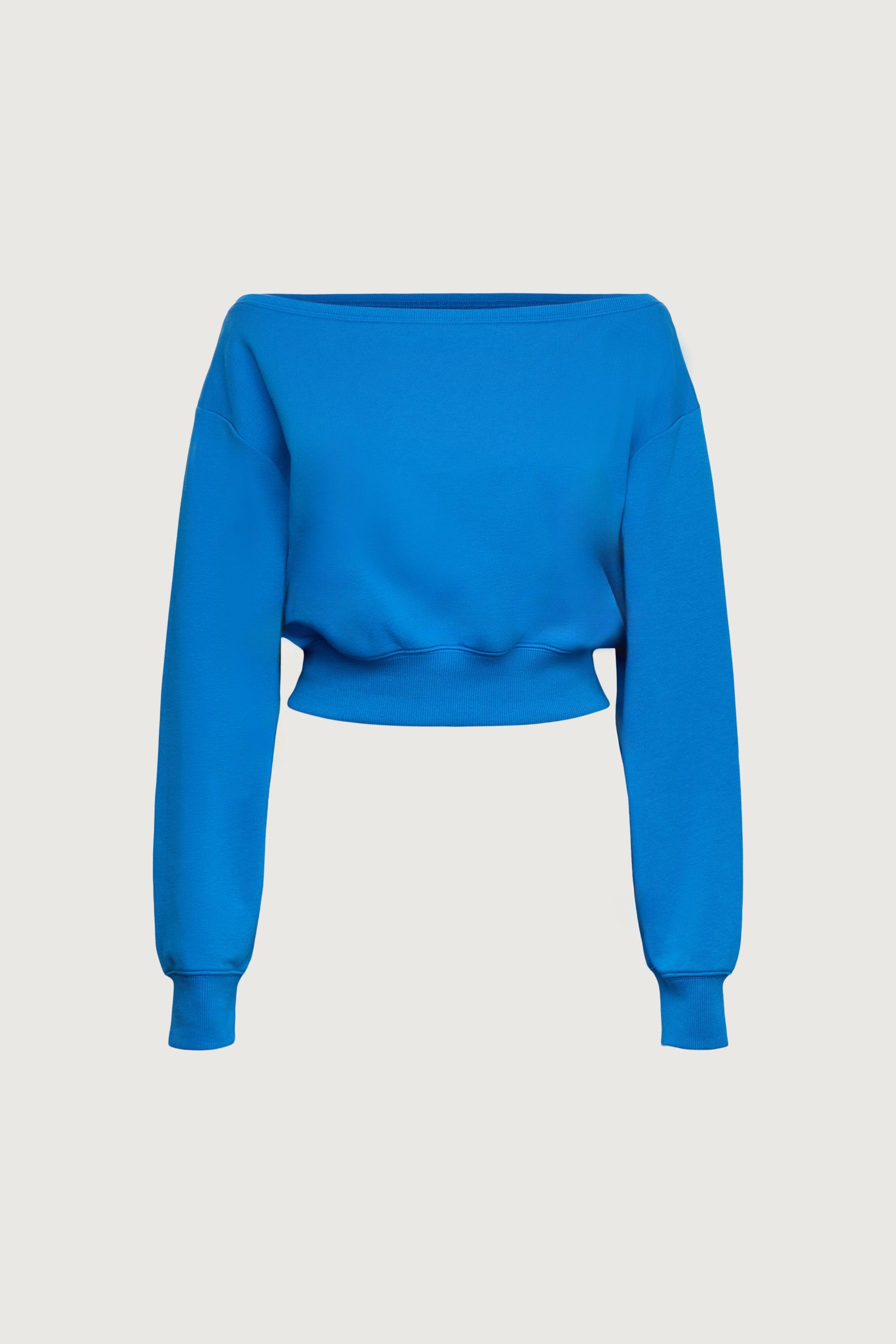 COTTON FRENCH TERRY CROPPED SWEAT-SHIRT by OAK + FORT