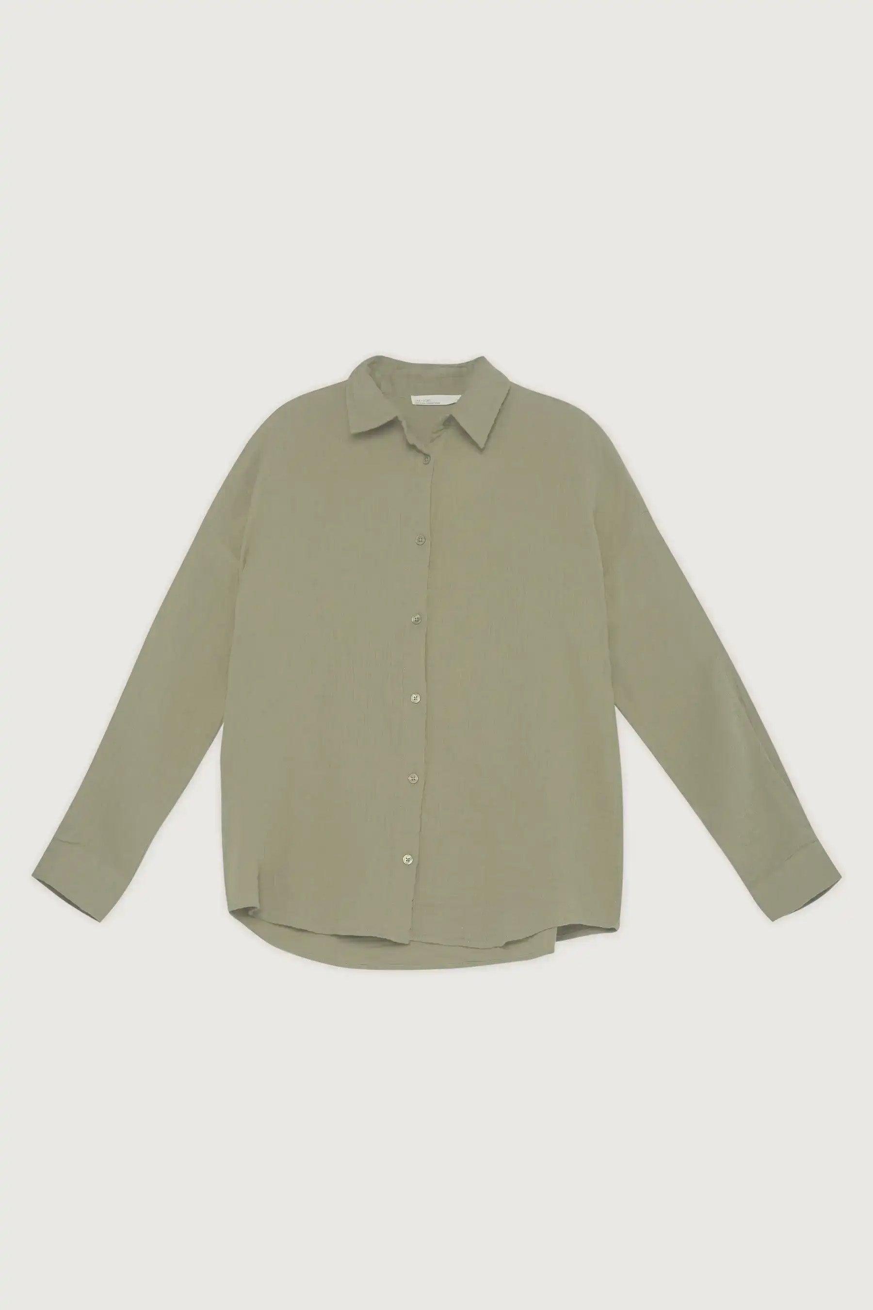 COTTON GAUZE SHIRT by OAK + FORT
