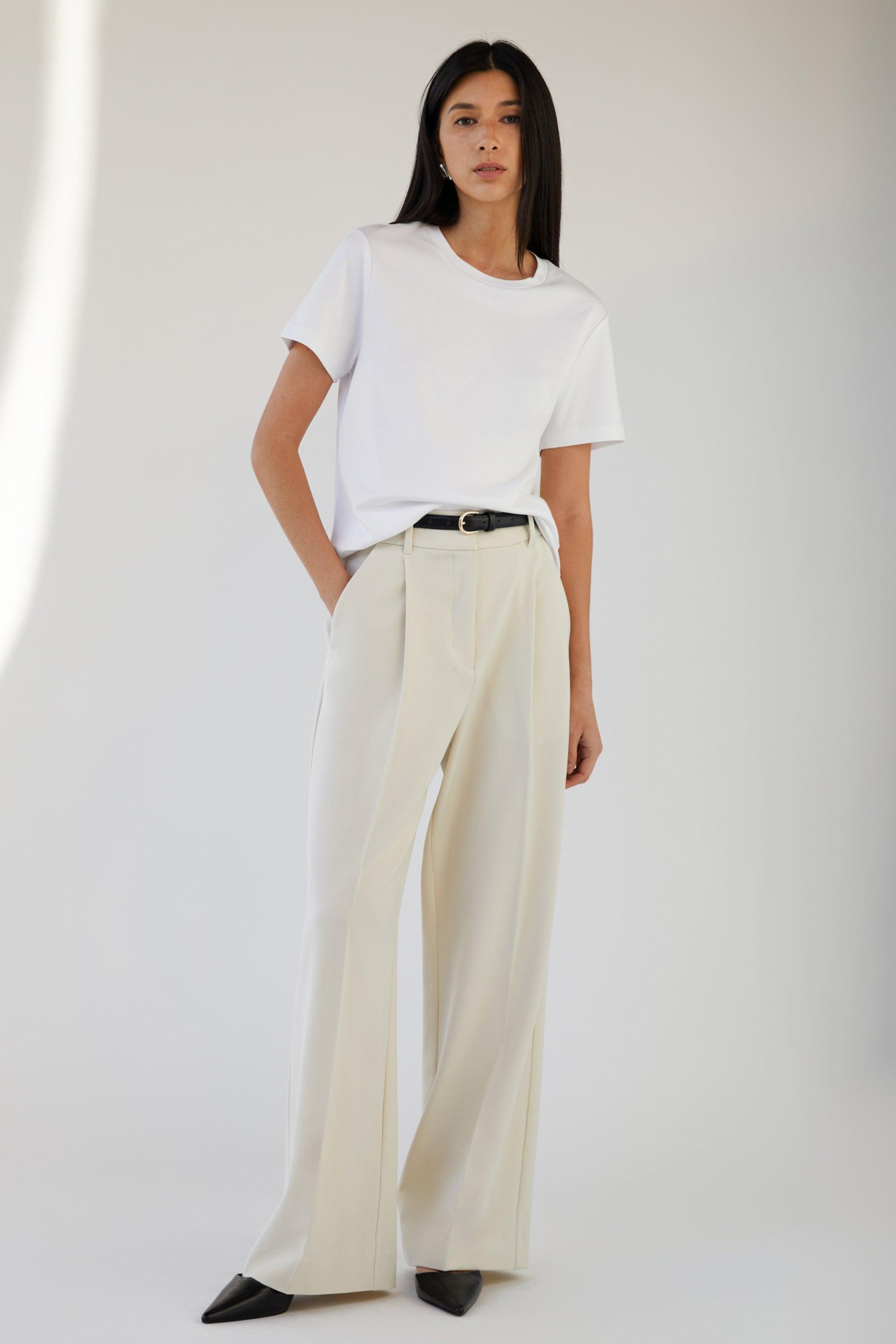COTTON MODAL CREWNECK T-SHIRT by OAK + FORT