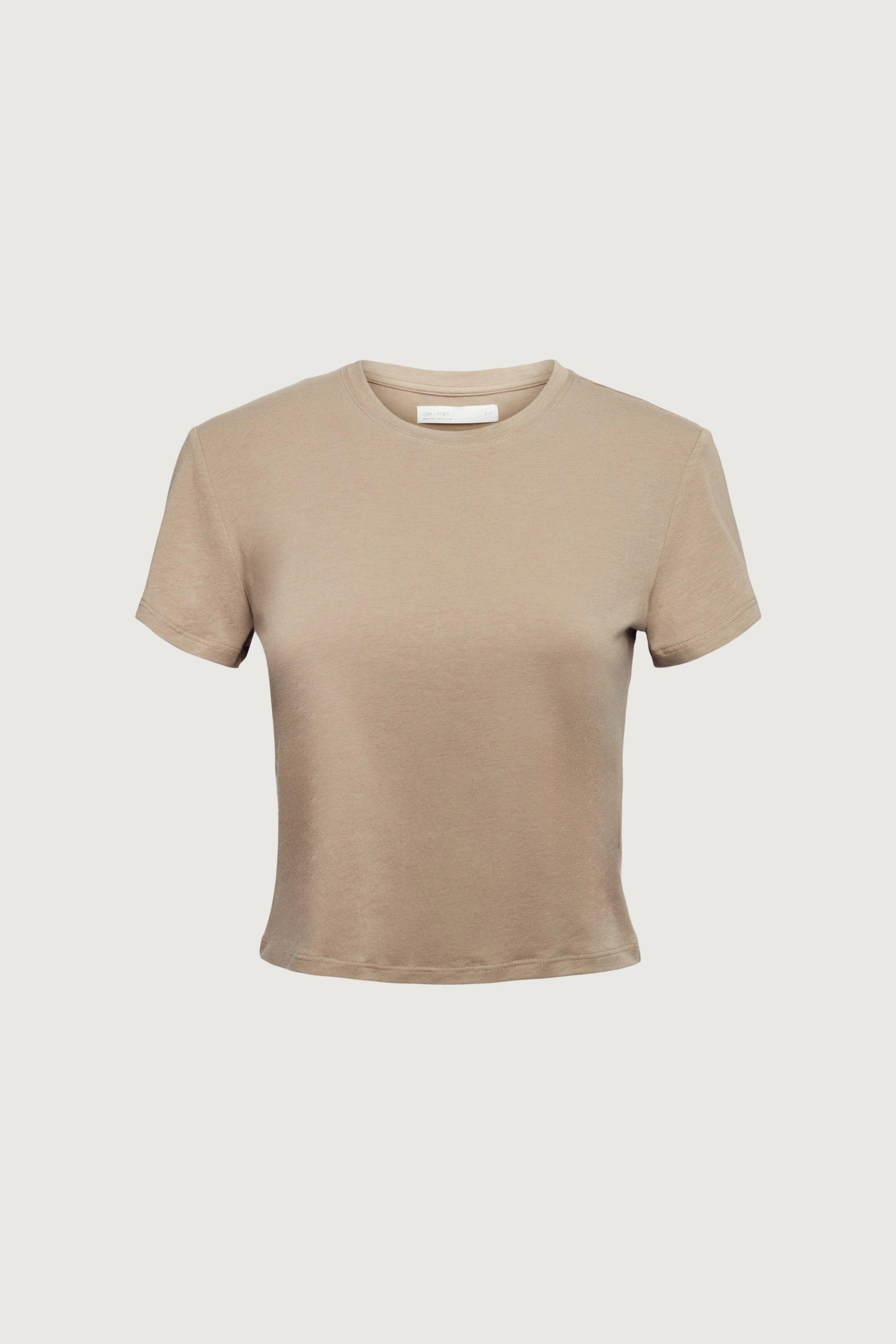 COTTON MODAL SLIM FIT CREWNECK T-SHIRT by OAK + FORT