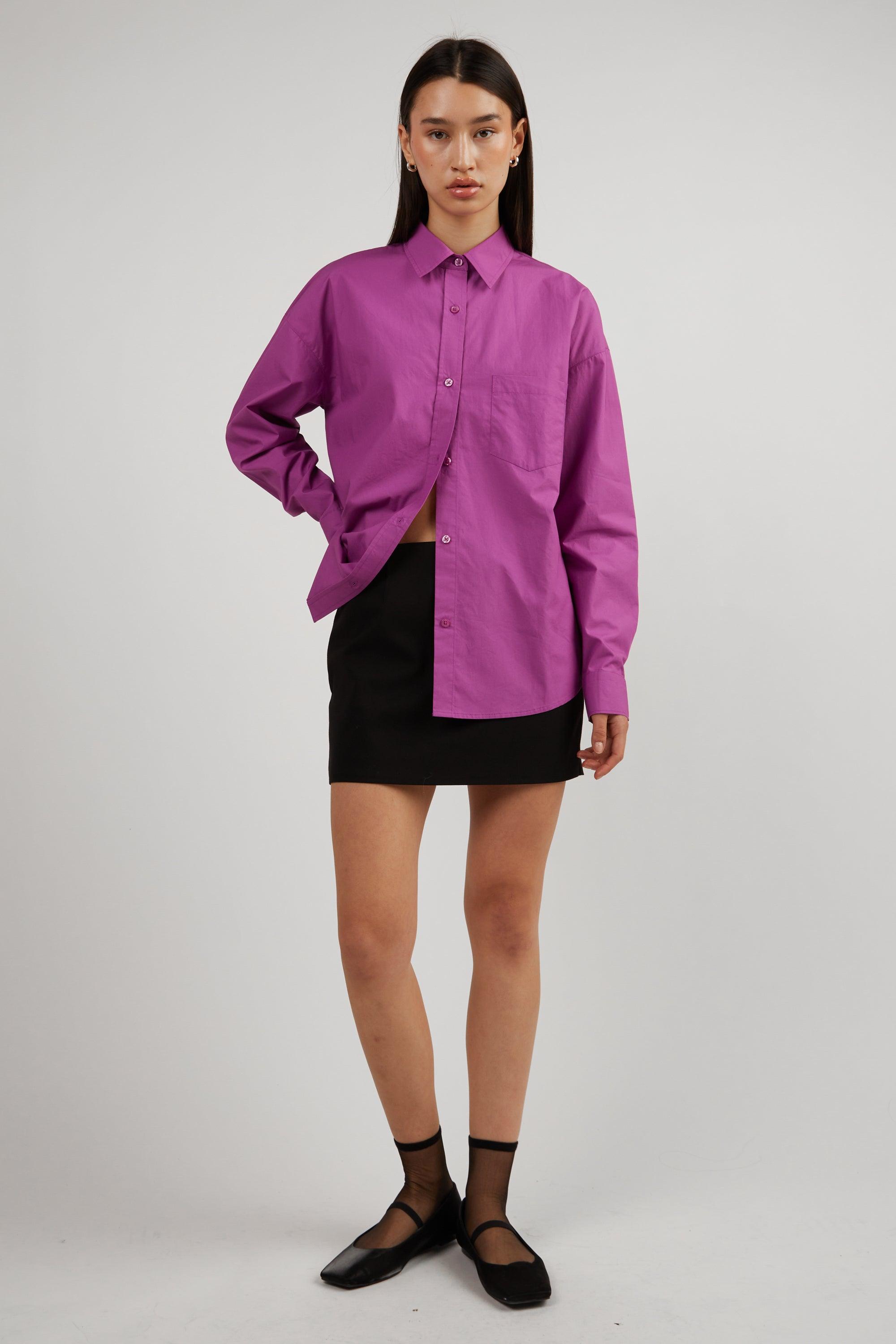 COTTON POPLIN SHIRT by OAK + FORT