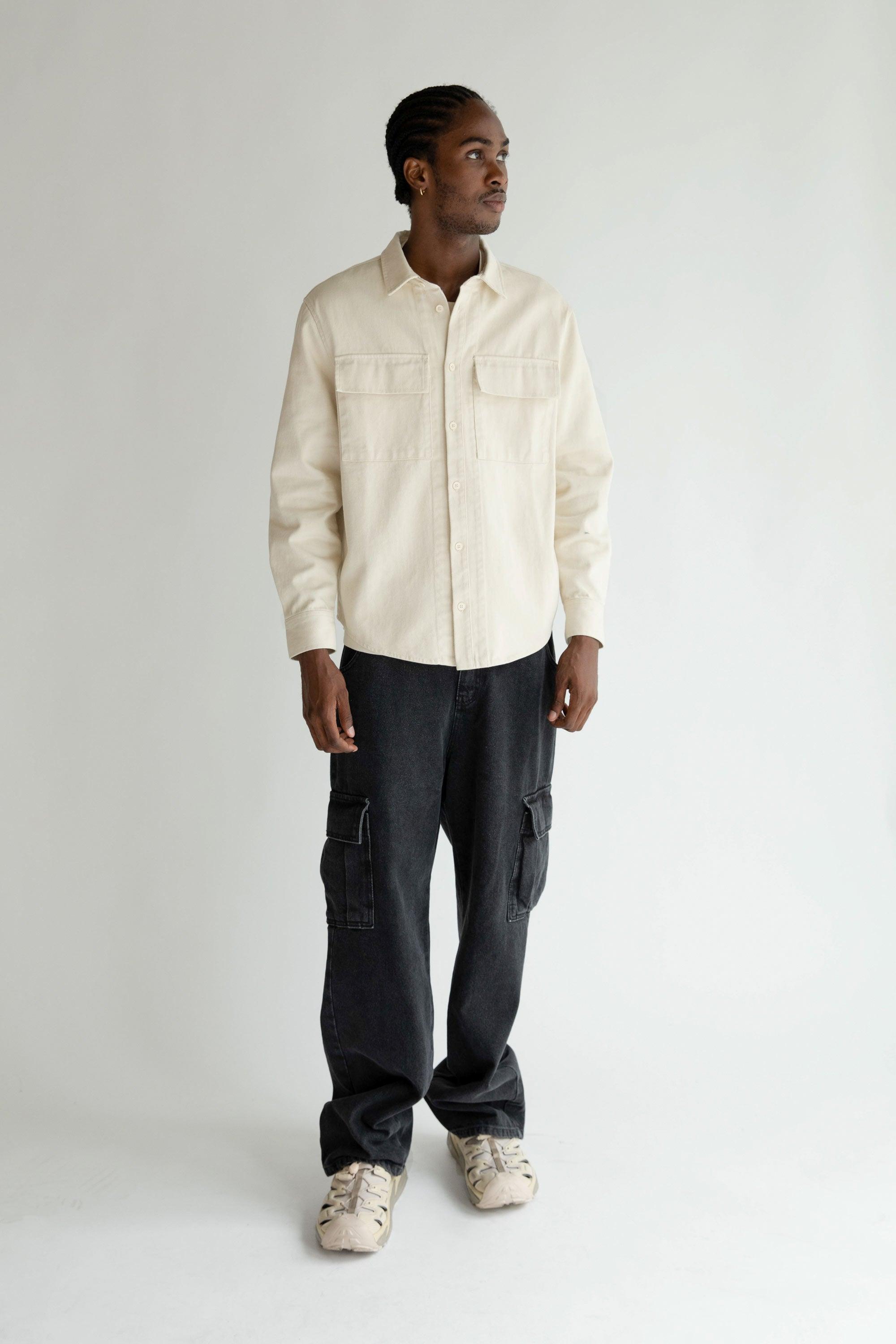 COTTON TWILL SHIRT by OAK + FORT