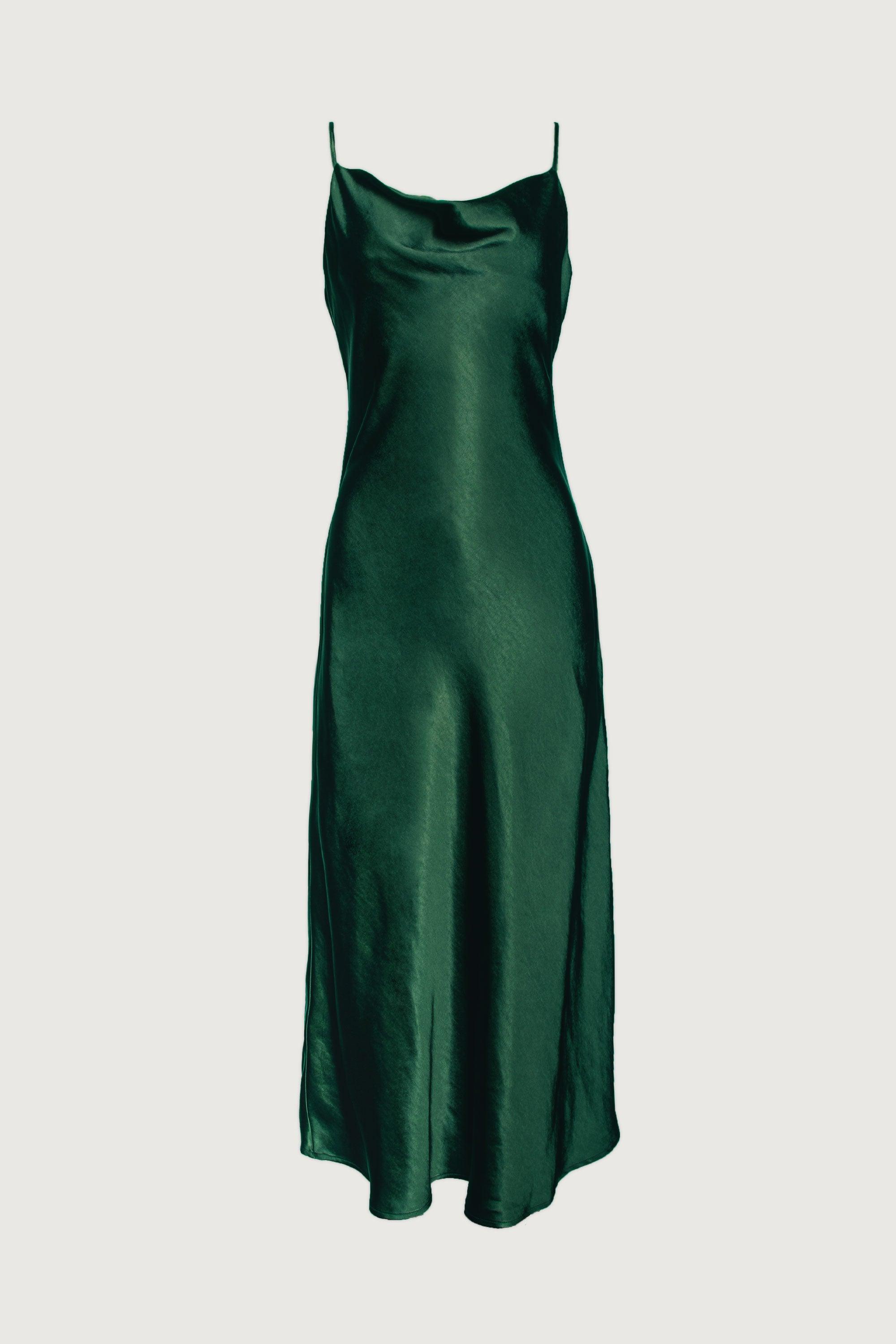 COWL NECK SLIP DRESS by OAK + FORT