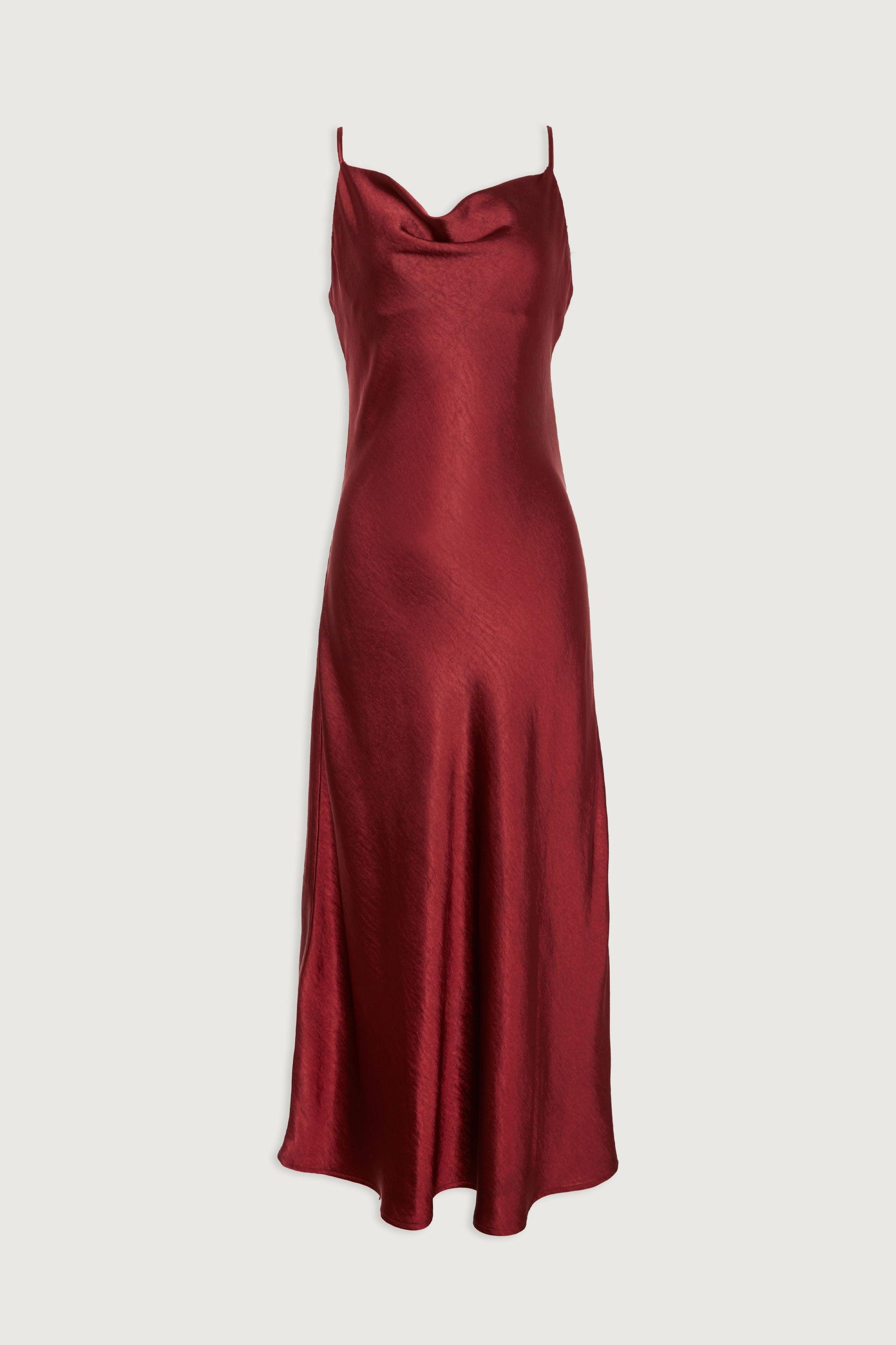 COWL NECK SLIP DRESS by OAK + FORT