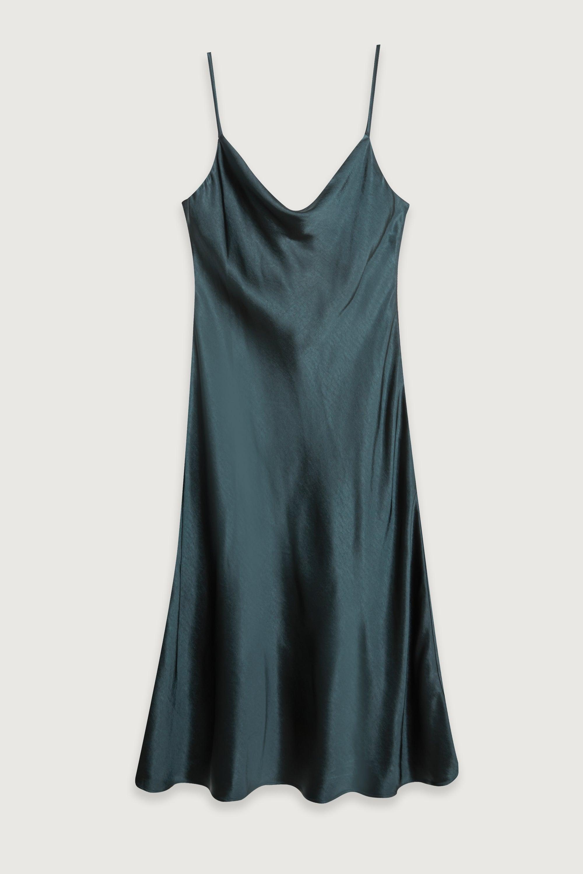 COWL NECK SLIP DRESS by OAK + FORT