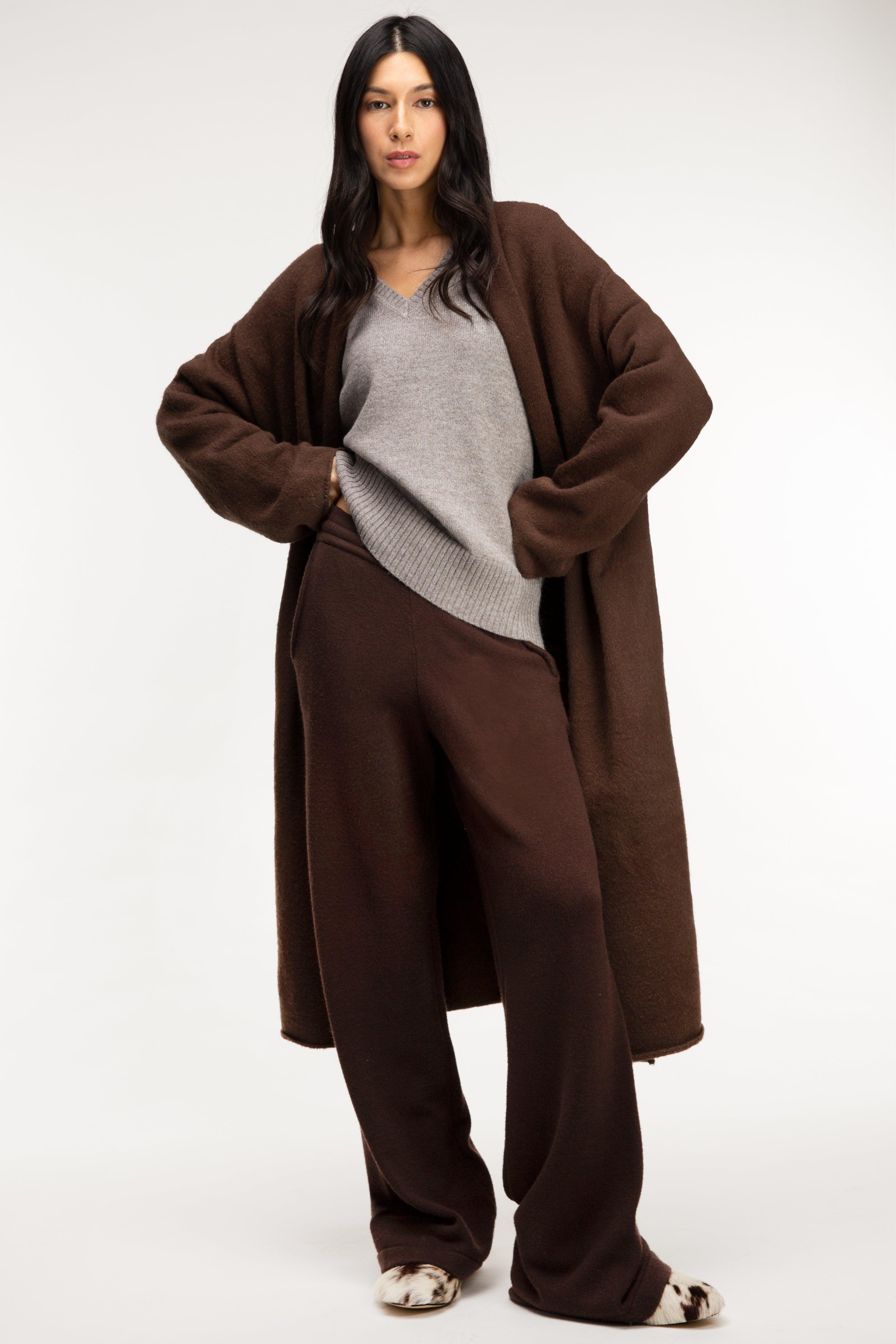 COZY LONG OPEN FRONT CARDIGAN by OAK + FORT