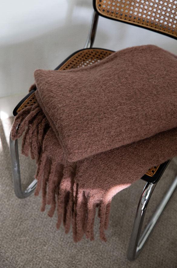 COZY WOOL BLEND THROW by OAK + FORT